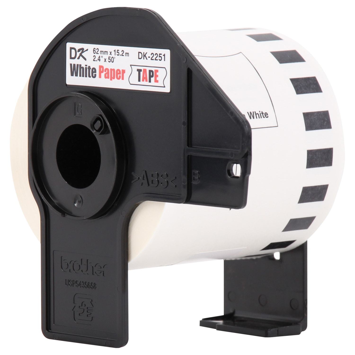 Brother Genuine DK-225124PK Continuous Length Replacement Labels, 2-7/16in x 50ft, White, Box Of 24 Rolls - Image 5