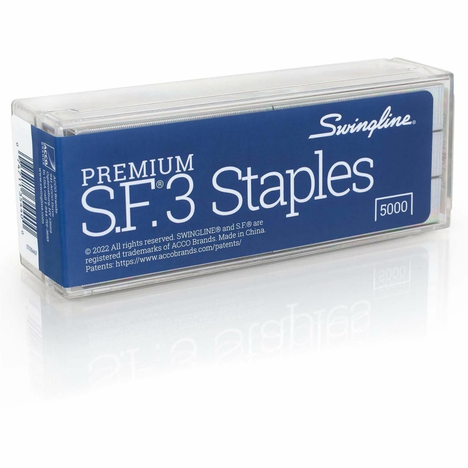 Swingline S.F. 3 Premium Staples, 1/4in Half Strip, Box Of 5,000 - Image 5