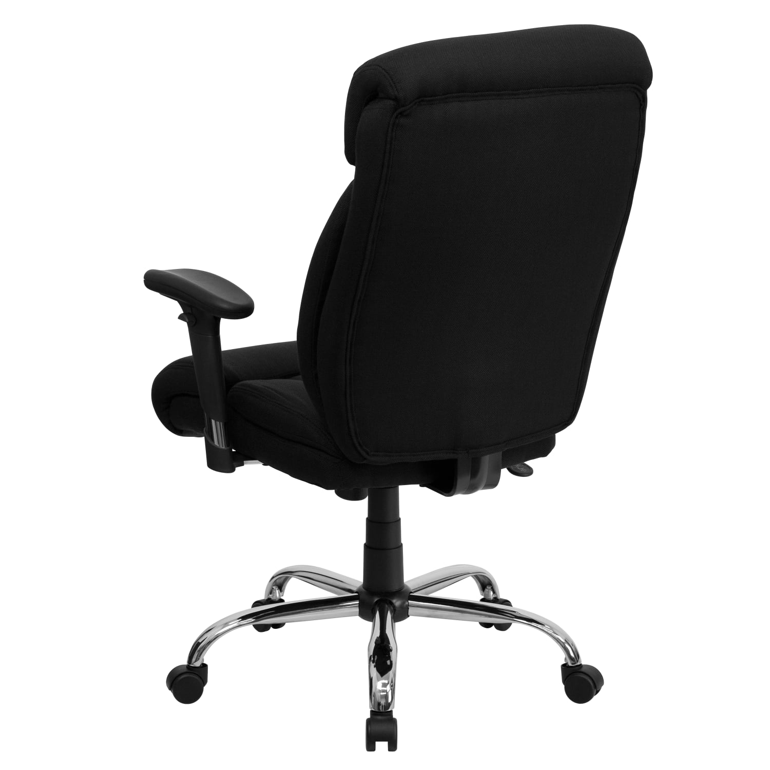 Flash Furniture HERCULES Big & Tall Ergonomic Fabric High-Back Swivel Office Chair With Adjustable Arms, Black - Image 5