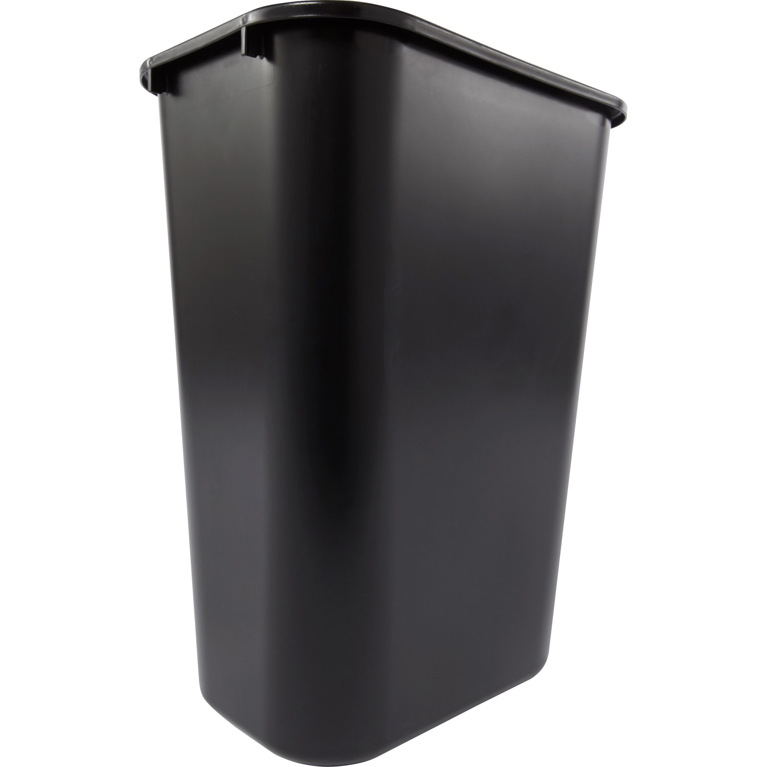 Rubbermaid Durable Rectangular LLDPE Wastebasket, 10.25 Gallons, 20inH x 15-1/2inW x 11inD, Black - Image 4