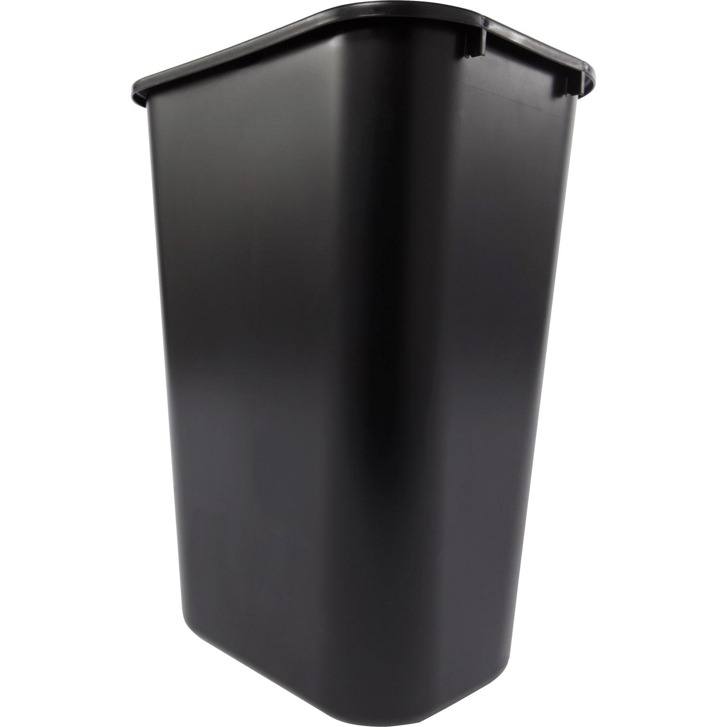 Rubbermaid Durable Rectangular LLDPE Wastebasket, 10.25 Gallons, 20inH x 15-1/2inW x 11inD, Black - Image 5