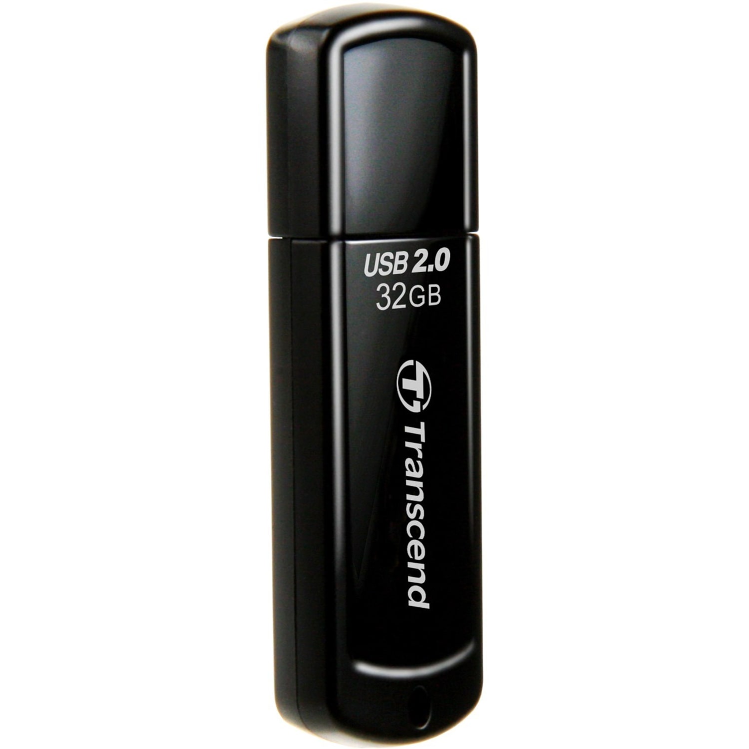 Transcend 32GB JetFlash 350 USB 2.0 Flash Drive - 32 GB - USB 2.0 - 15 MB/s Read Speed - 11 MB/s Write Speed - Black - 1 Each - Image 4