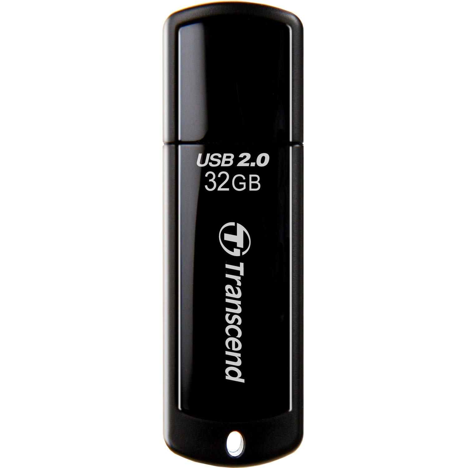Transcend 32GB JetFlash 350 USB 2.0 Flash Drive - 32 GB - USB 2.0 - 15 MB/s Read Speed - 11 MB/s Write Speed - Black - 1 Each - Image 6