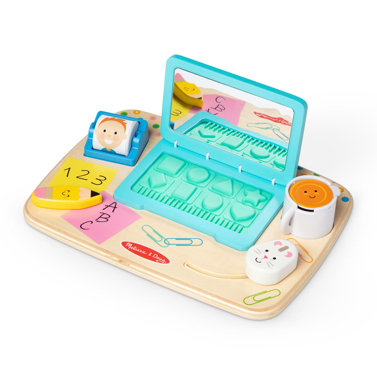 Melissa & Doug Work & Play Desktop Activity Board, All Ages - Image 3