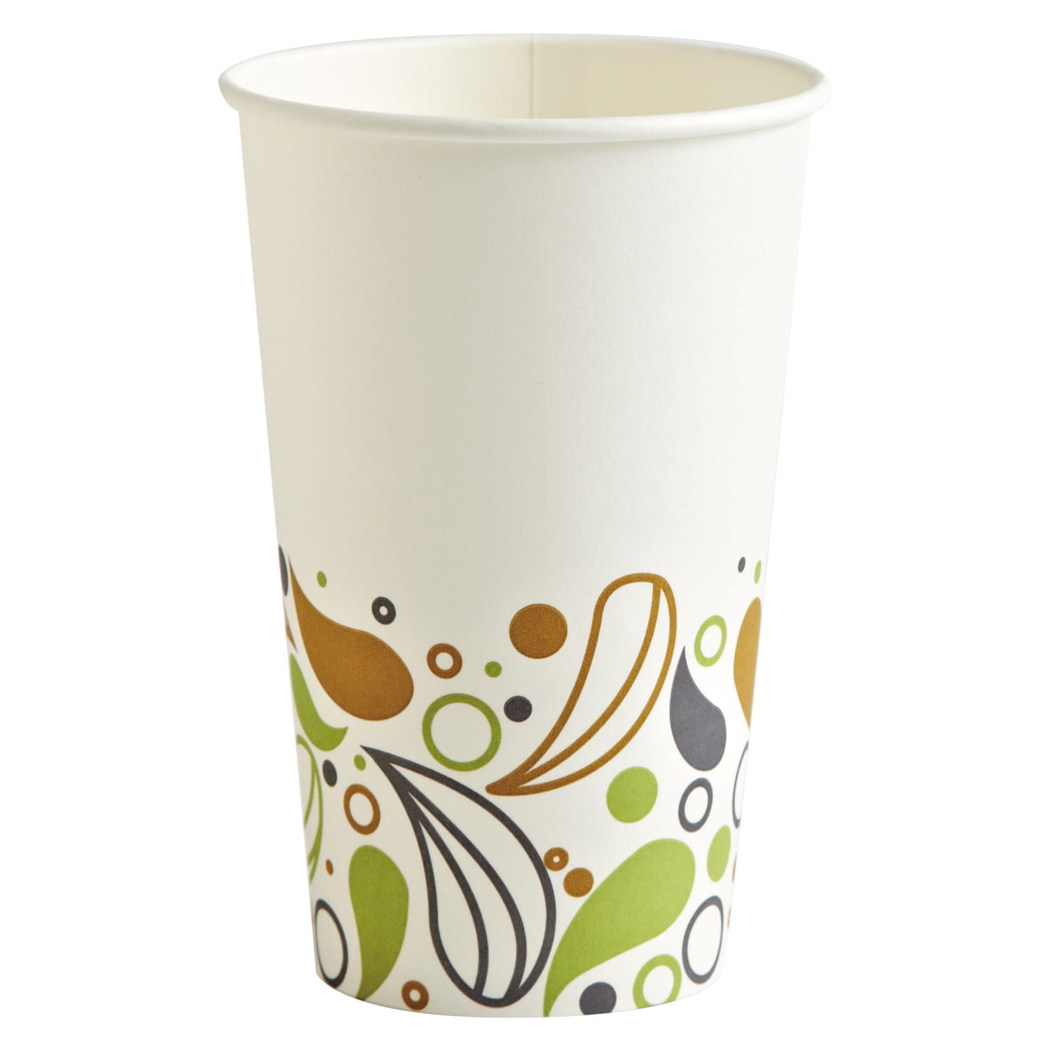 Boardwalk Deerfield Printed Paper Hot Cups, 16 Oz, Multicolor, 50 Cups Per Pack, Carton of 20 Packs