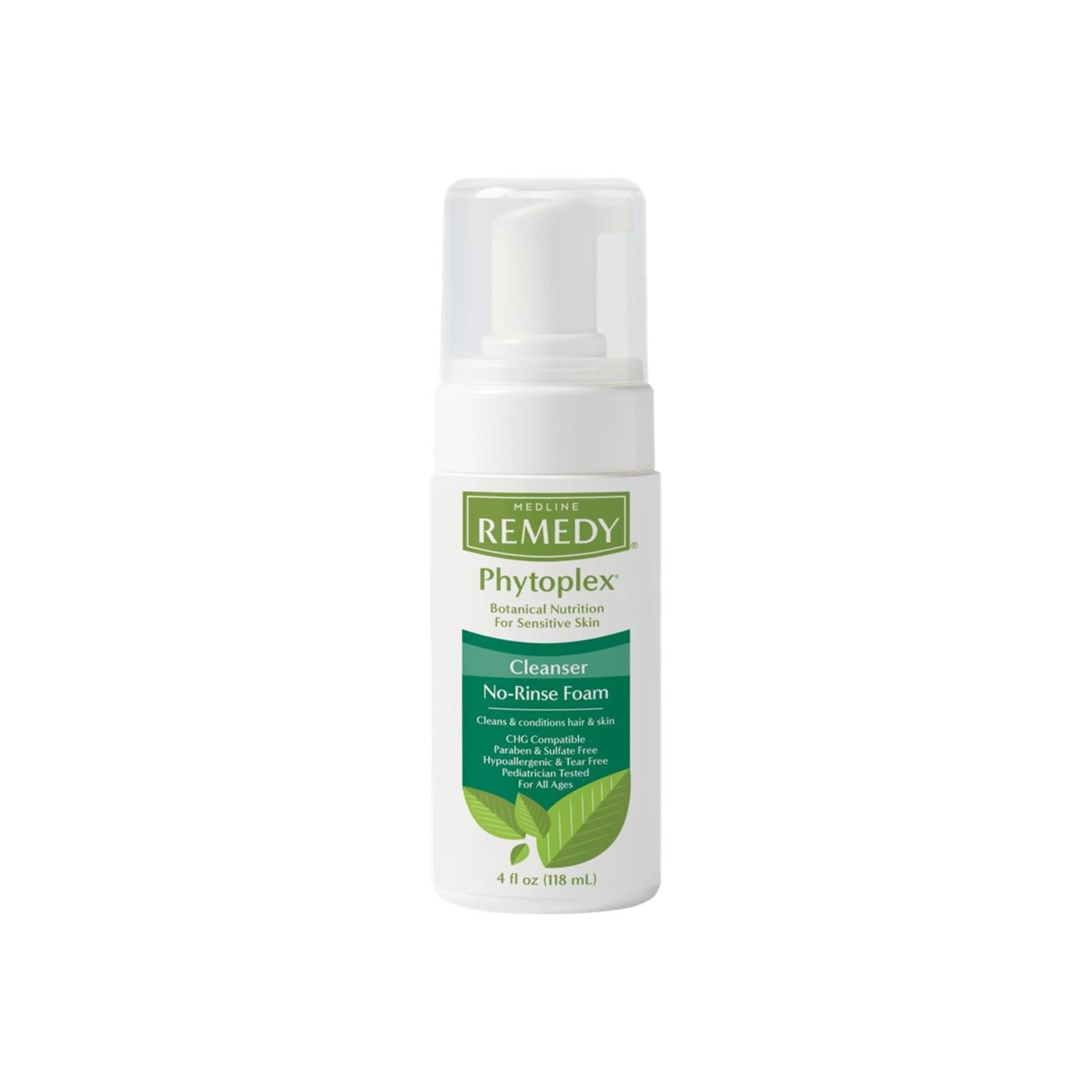 Medline Remedy Phytoplex Hydrating Vanilla Cleansing Foam, 4 Oz, Pack Of 24 Bottles - Image 3