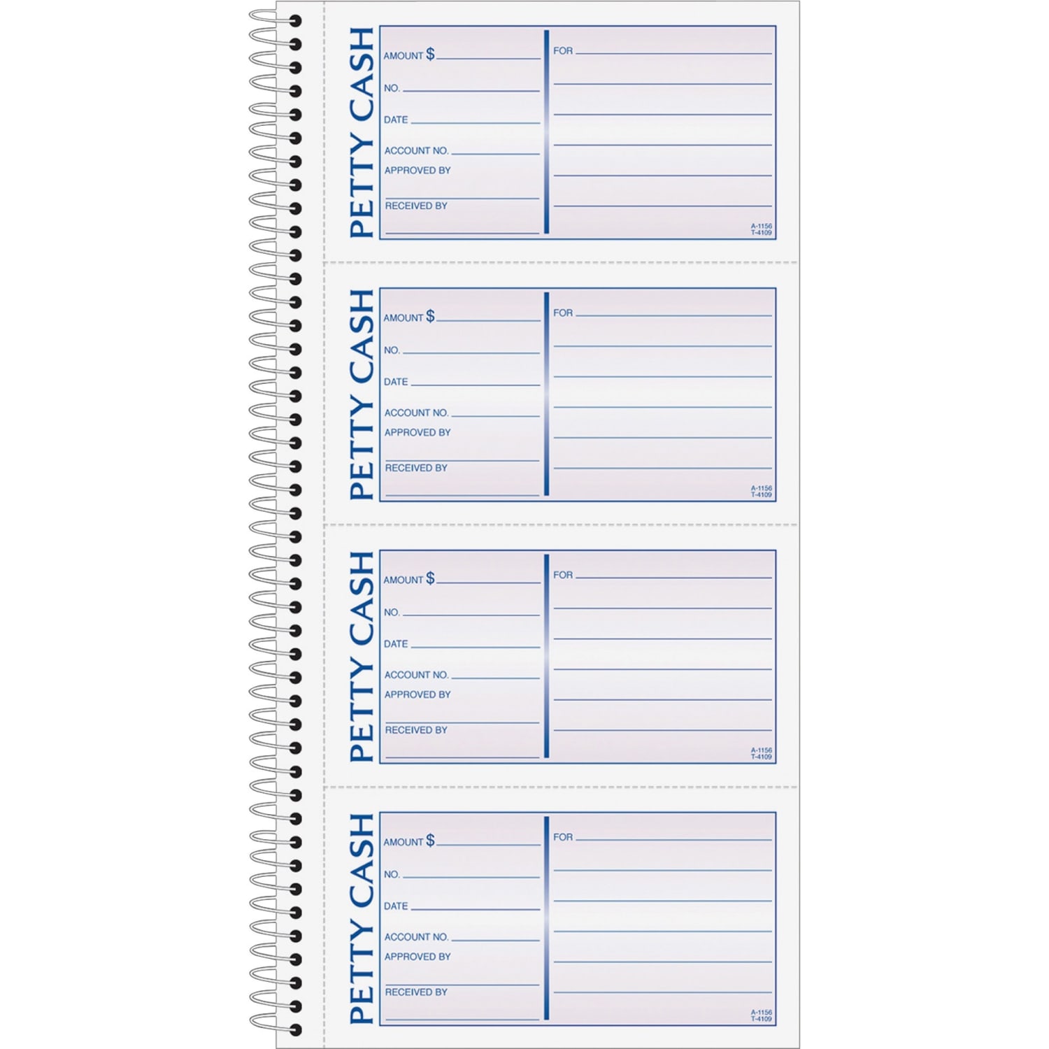 Adams 2-Part Petty Cash Receipt Book, 5 1/2in x 11in, Book Of 200 Sets - Image 4