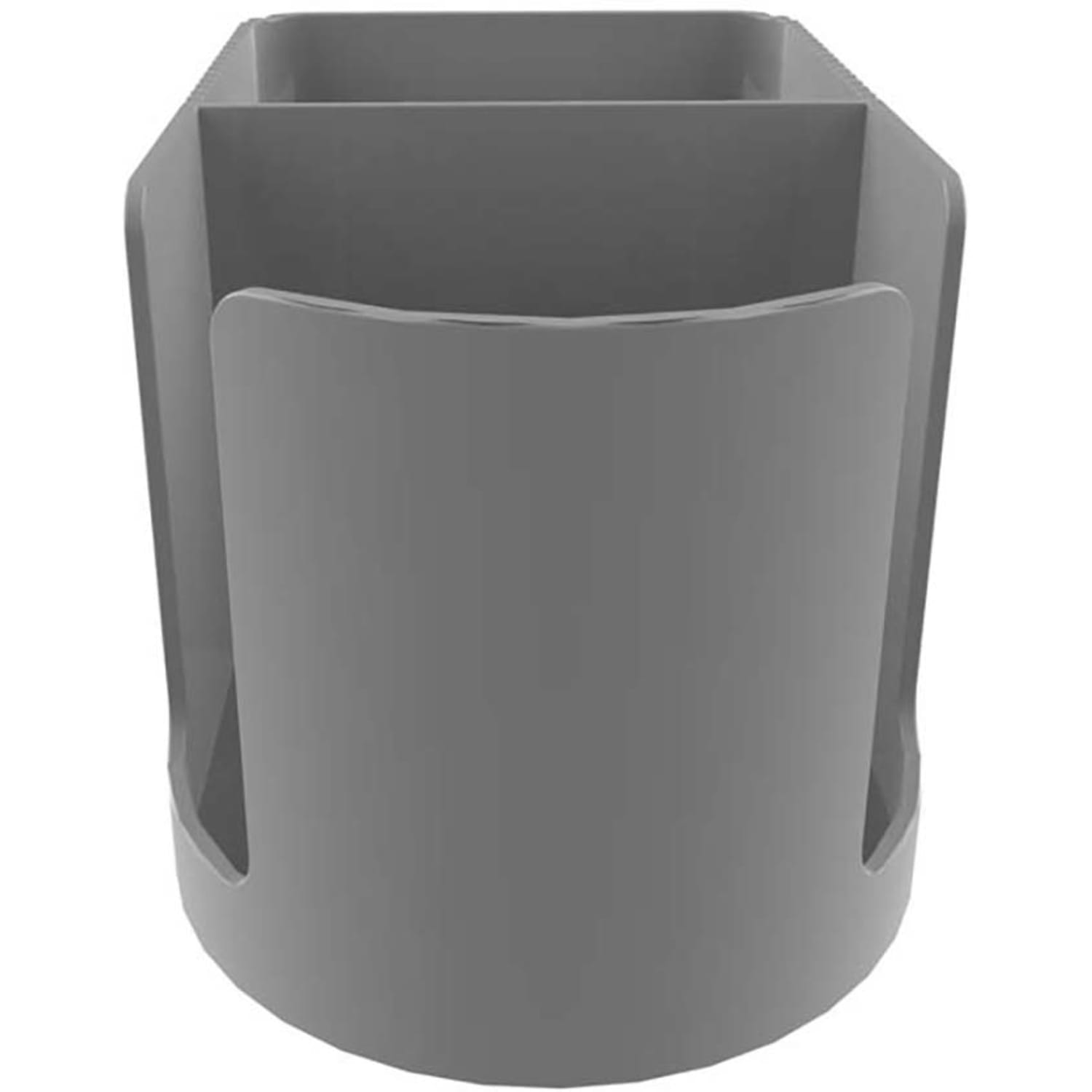 Deflecto Standing Desk Cup Holder Organizer, Gray - Image 3