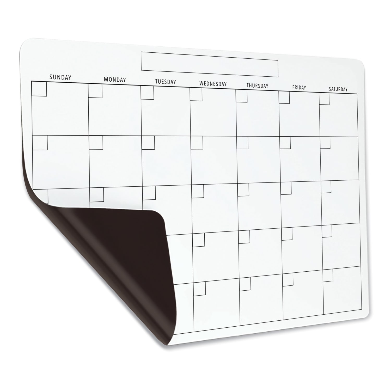 Office Depot Brand Magnetic Dry-Erase/Blackboard Menu And Calendar Combo Set, 17in x 13in, Black - Image 4