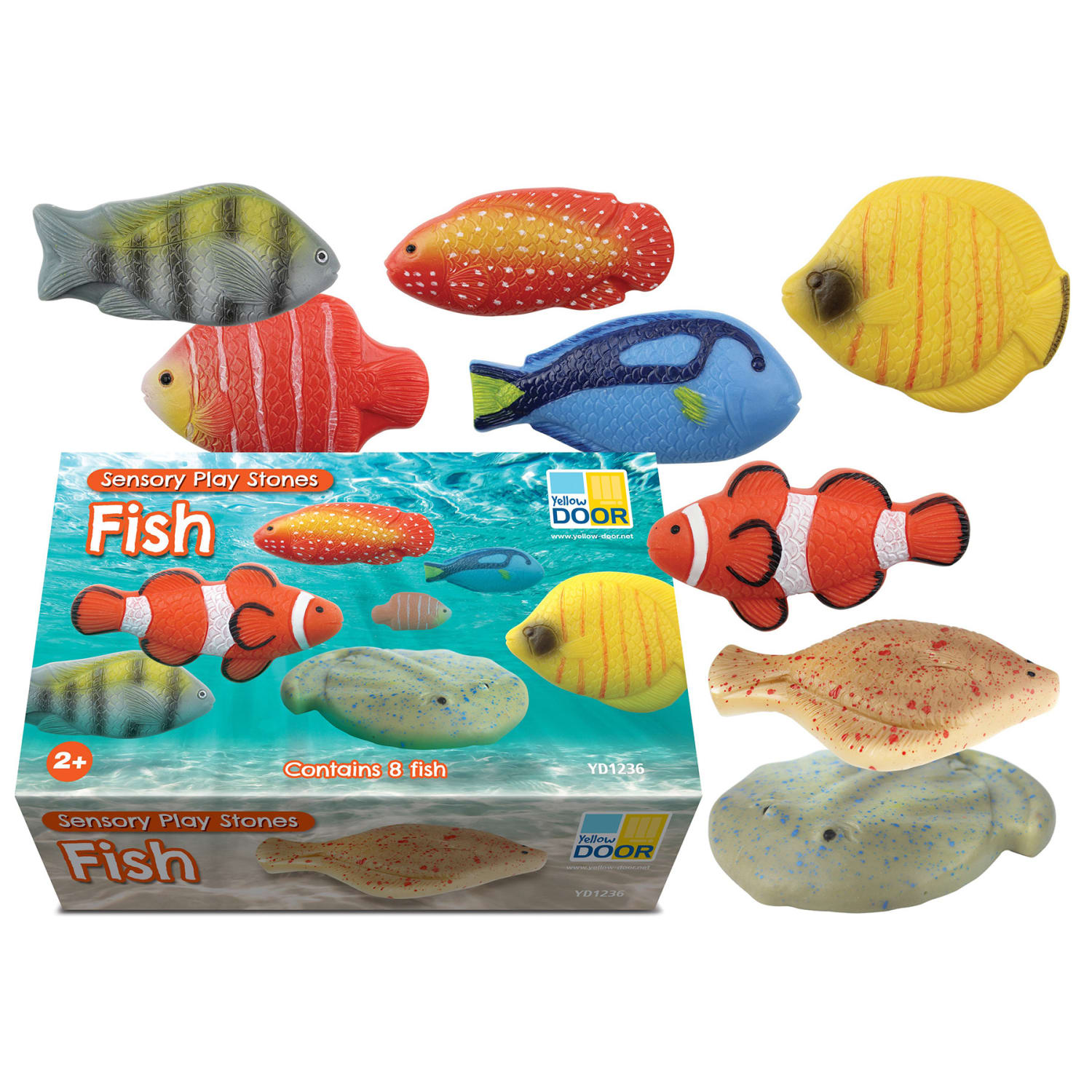 Yellow Door Sensory Stones, Fish
