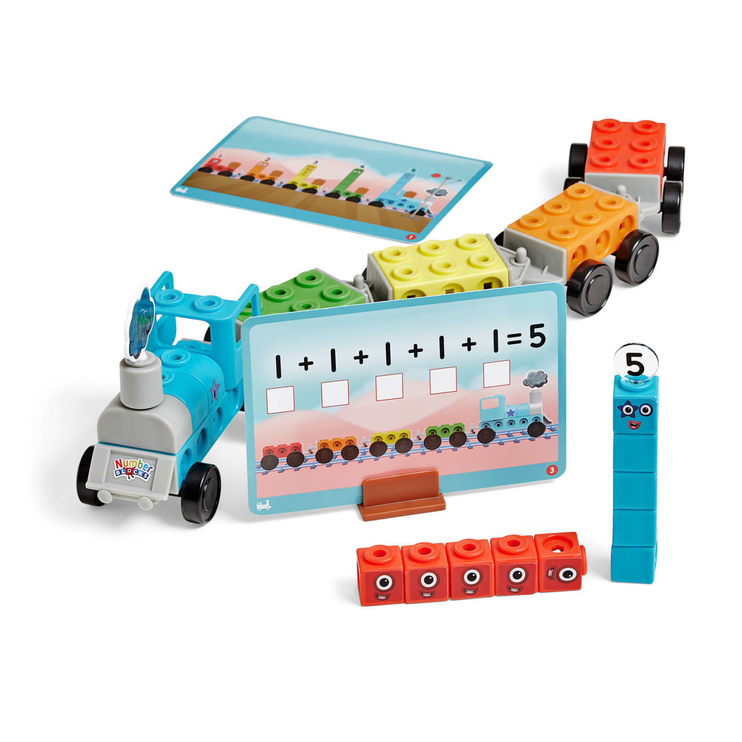Hand2Mind MathLink Cubes Activity Set Numberblocks Express Train, Pre-K - 1 - Image 3