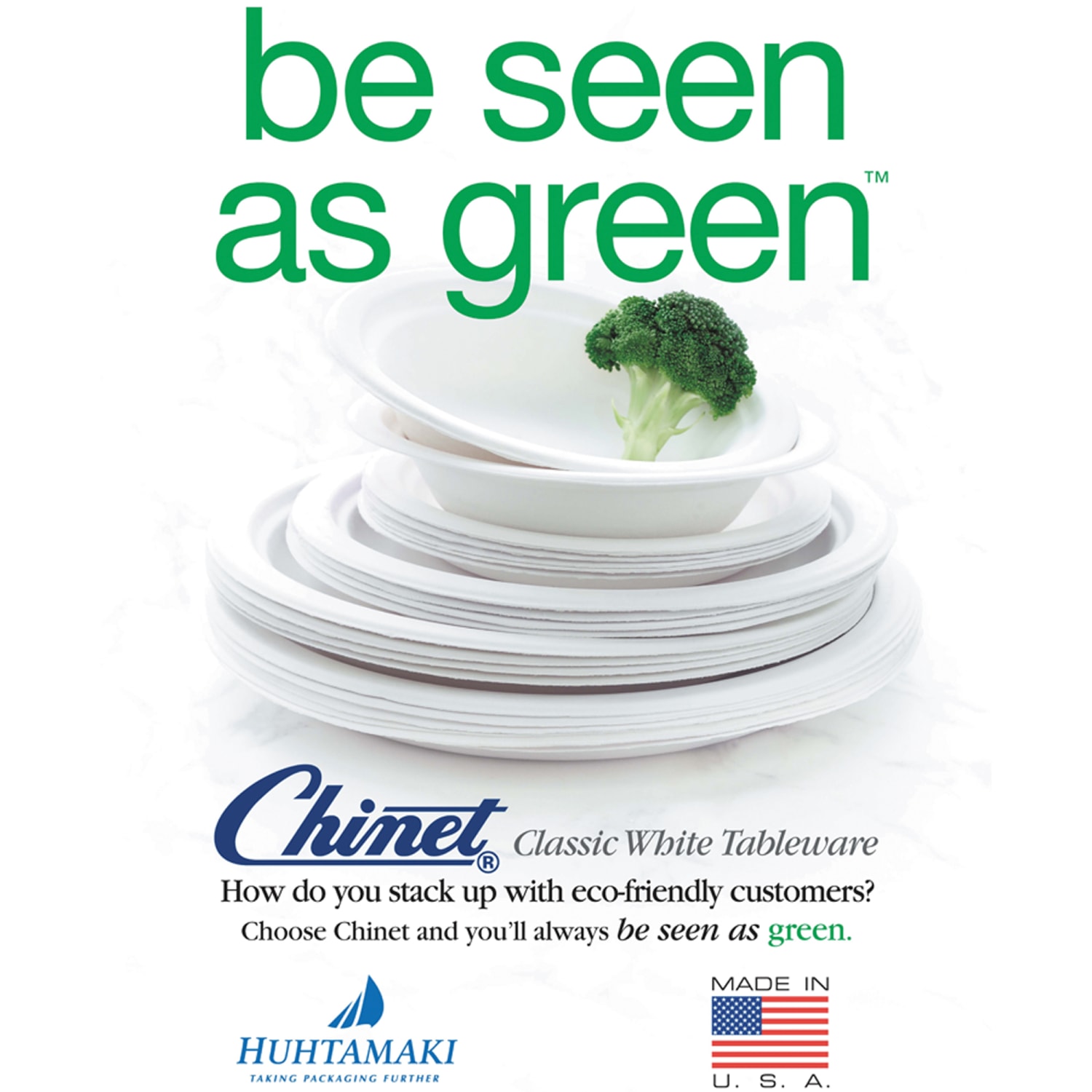 Chinet 100% Recycled Heavy-Duty Paper Plates, 6 3/4in, Pack Of 125 - Image 3