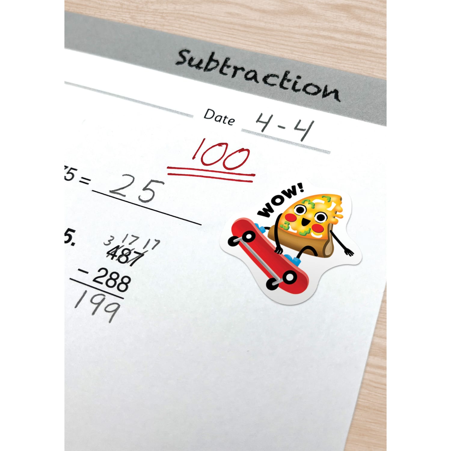 Teacher Created Resources Smelly Stickers, Pizza, 120 Per Pack, Set Of 6 Packs - Image 5
