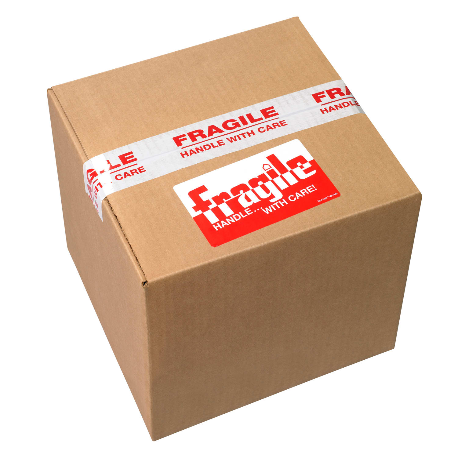 Tape Logic Pre-Printed Carton Sealing Tape, "Fragile Handle With Care", 2in x 110 Yd., Red/White, Case Of 36 - Image 6