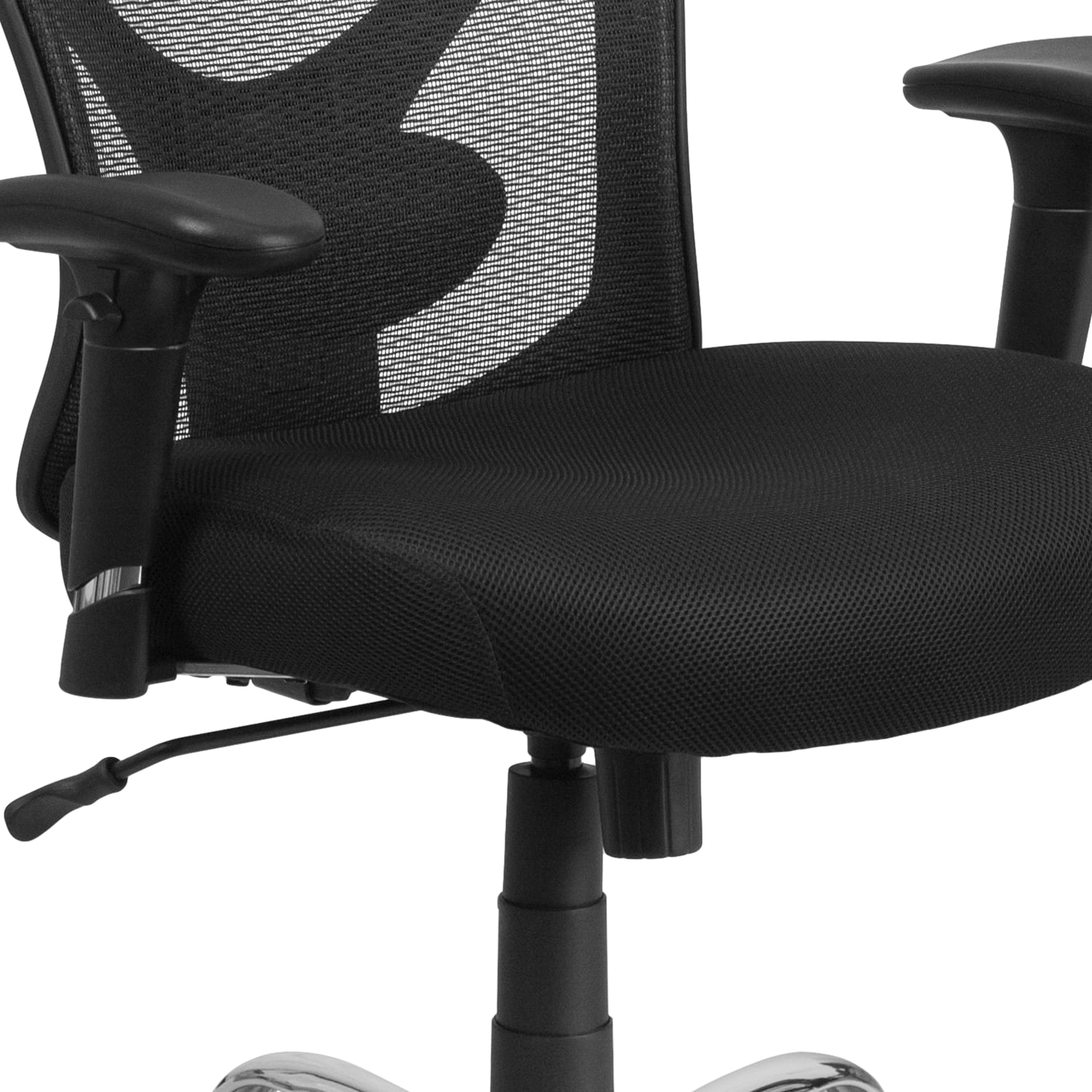 Flash Furniture HERCULES Mesh MidBack Task Chair Black PopularChairscom Flash Furniture HERCULES Mesh Mid Back Task Chair Black PopularChairscom