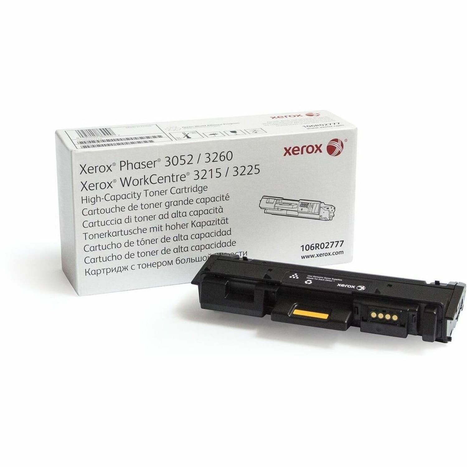 Xerox 3260/3215 Black High Yield Toner Cartridge, 106R02777