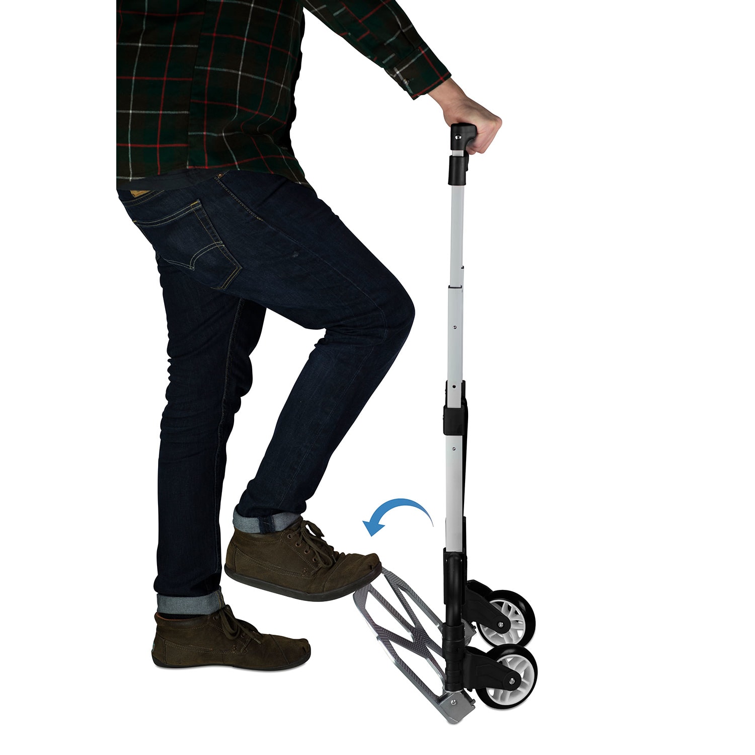 Mount-It! Folding Hand Truck And Dolly, 165 Lb Capacity - Image 6