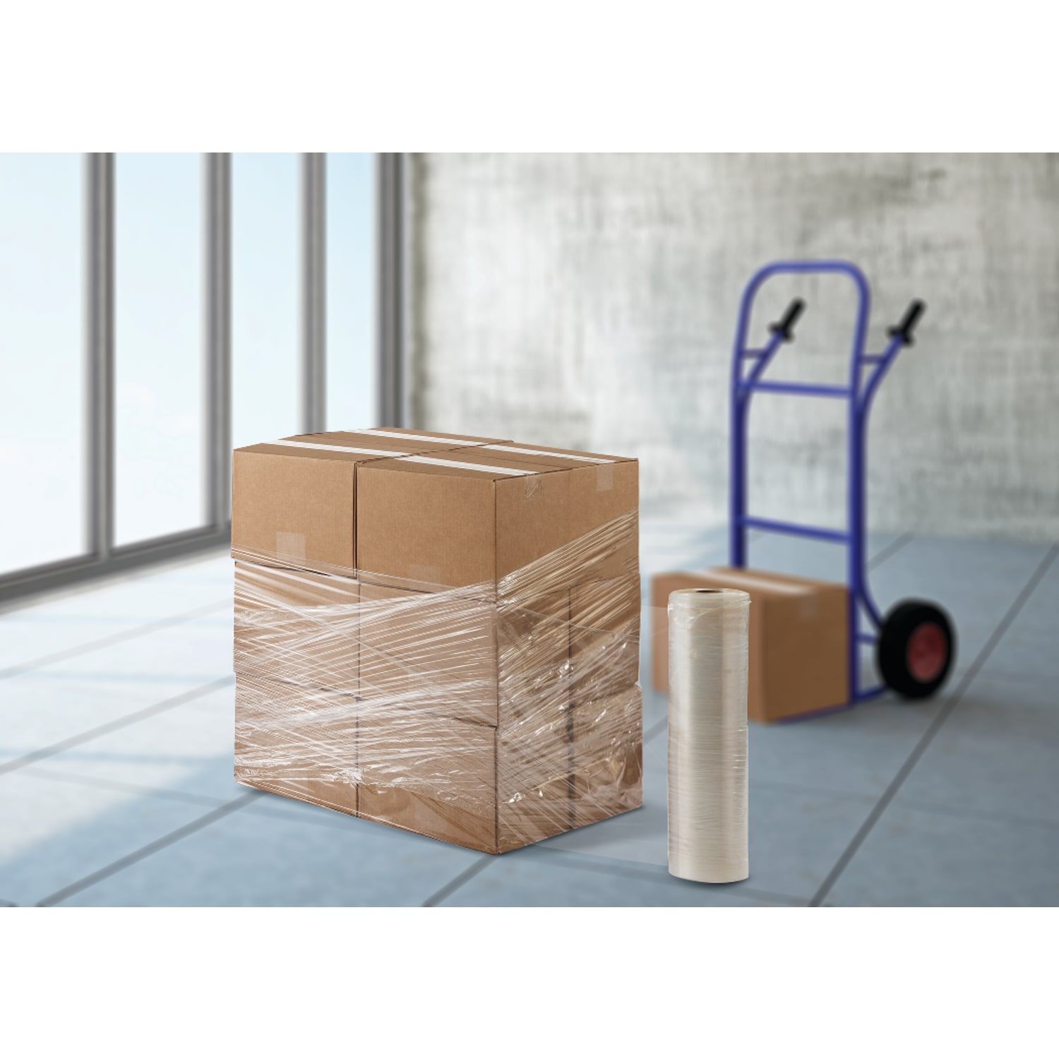 Office Depot Brand Stretch Wrap Film, 18in x 1500ft Roll, Clear - Image 3