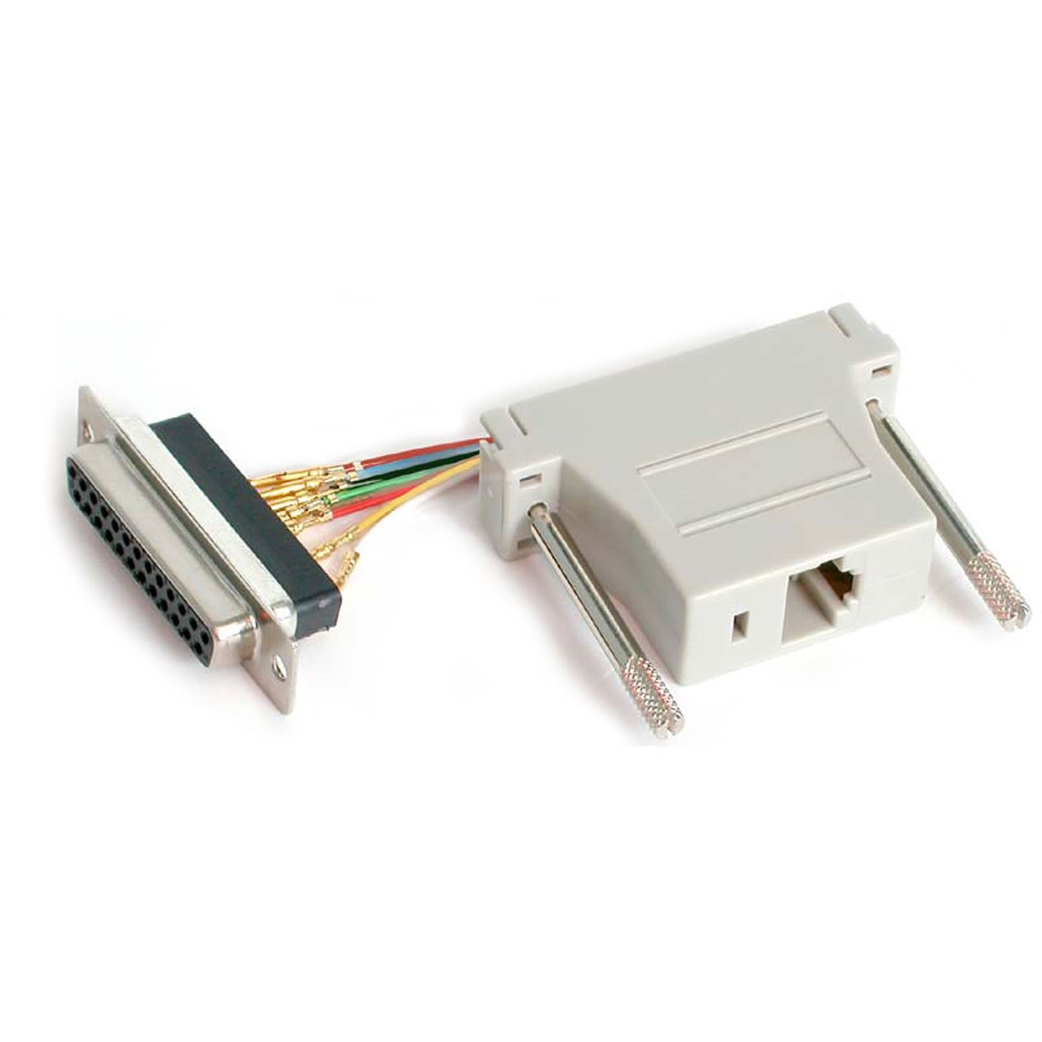 StarTech.com DB25 to RJ45 Modular Adapter - F/F - Serial adapter - DB-25 (F) to RJ-45 (F)