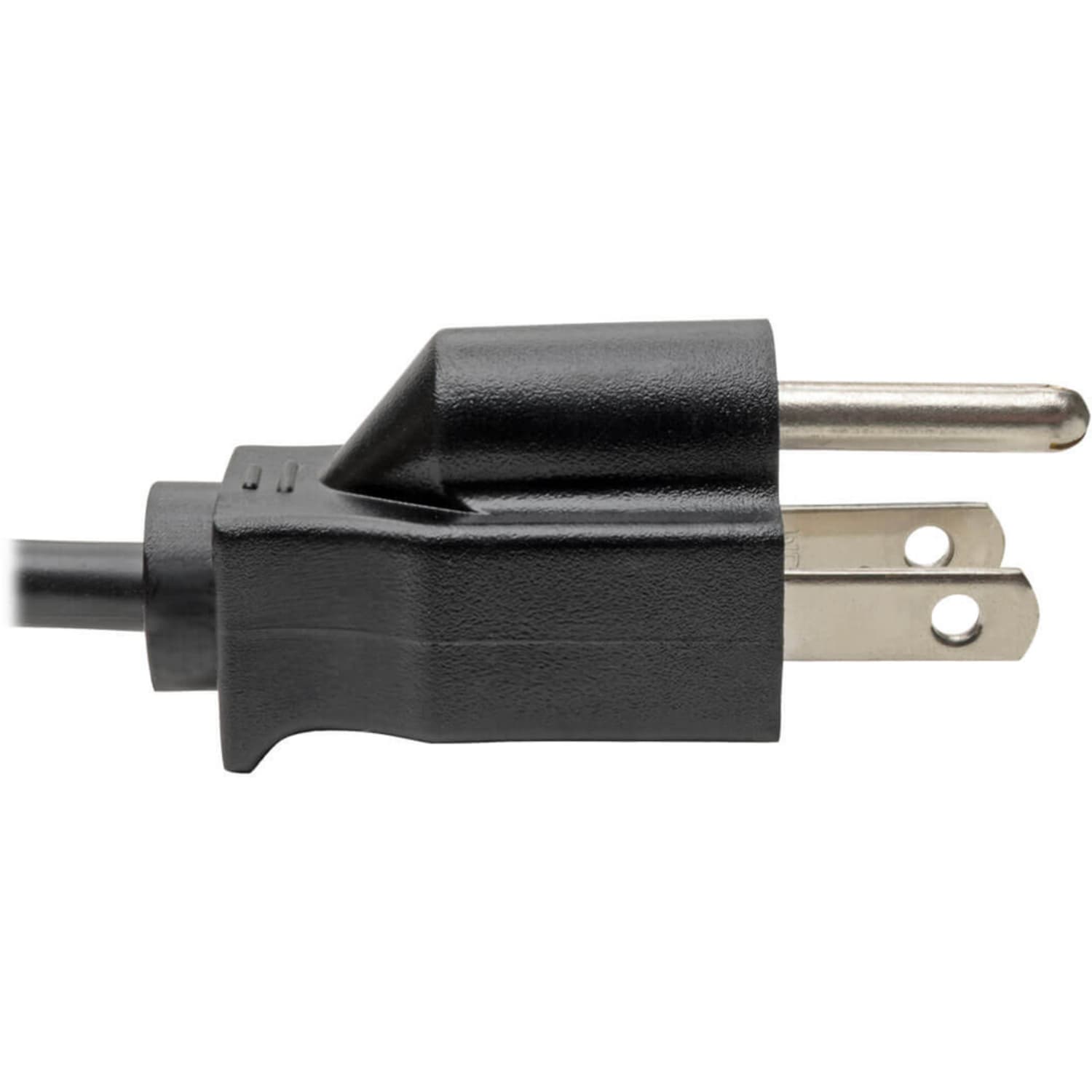 Eaton Tripp Lite Series 3-Slot Power Cord, NEMA 5-15P to C5 - Laptop/Notebook, 10A, 125V, 18 AWG, 3 ft. (0.91 m), Black - P013003 - Image 4