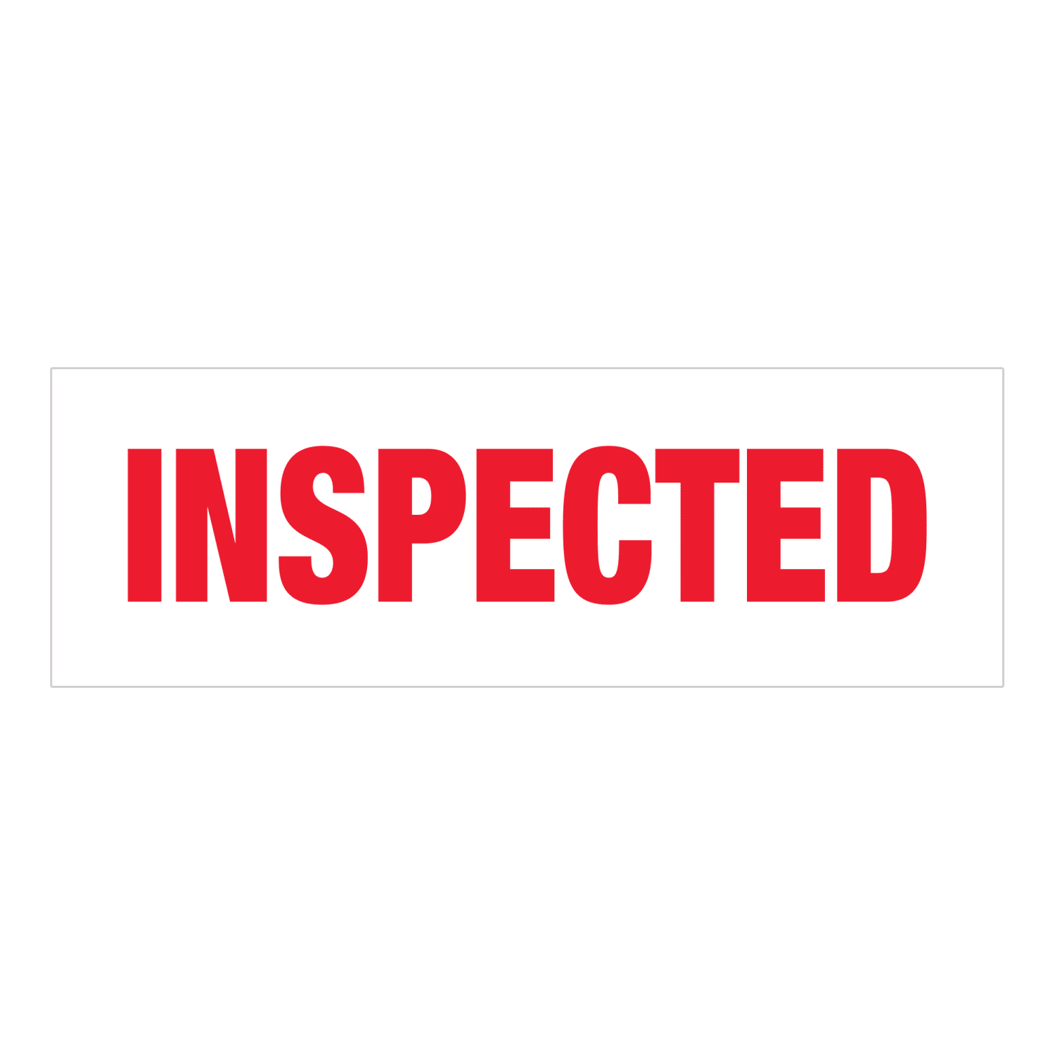 Tape Logic Pre-Printed Carton Sealing Tape, "Inspected", 2in x 110 Yd., Red/White, Case Of 36 - Image 4