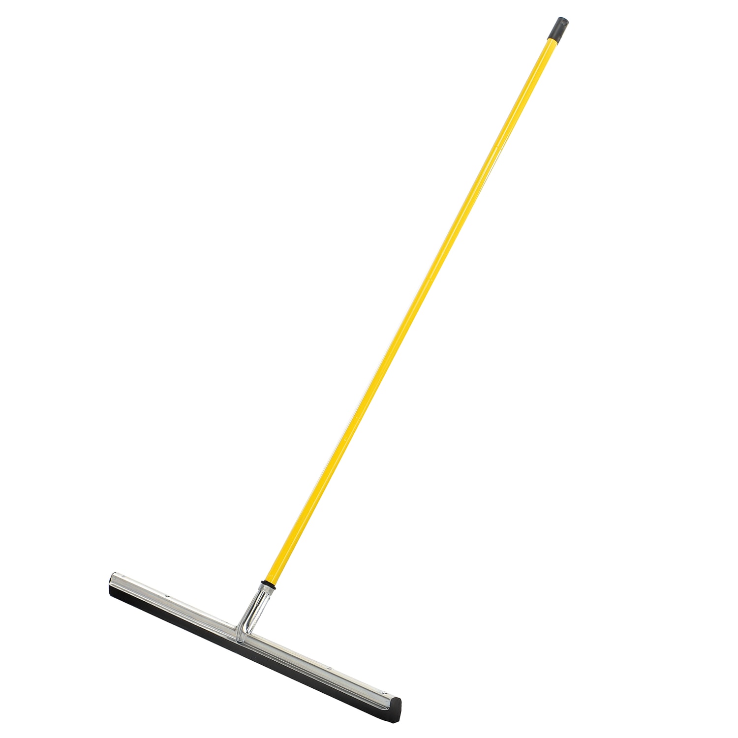 Alpine Dual Moss Heavy-Duty Floor Squeegees, 30in, 50in Handle, Yellow, Pack Of 2 Squeegees - Image 4