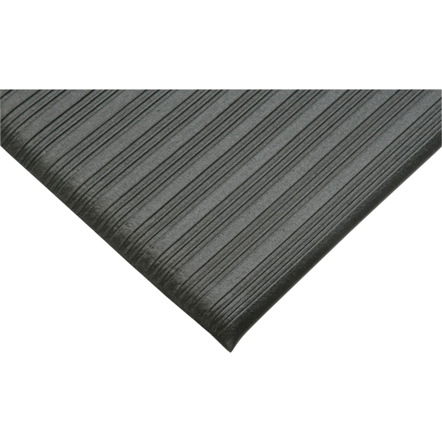 SKILCRAFT Vinyl Ribbed Anti-Fatigue Mat, 36in x 60in, Black (AbilityOne 7220-01-616-3624) - Image 5