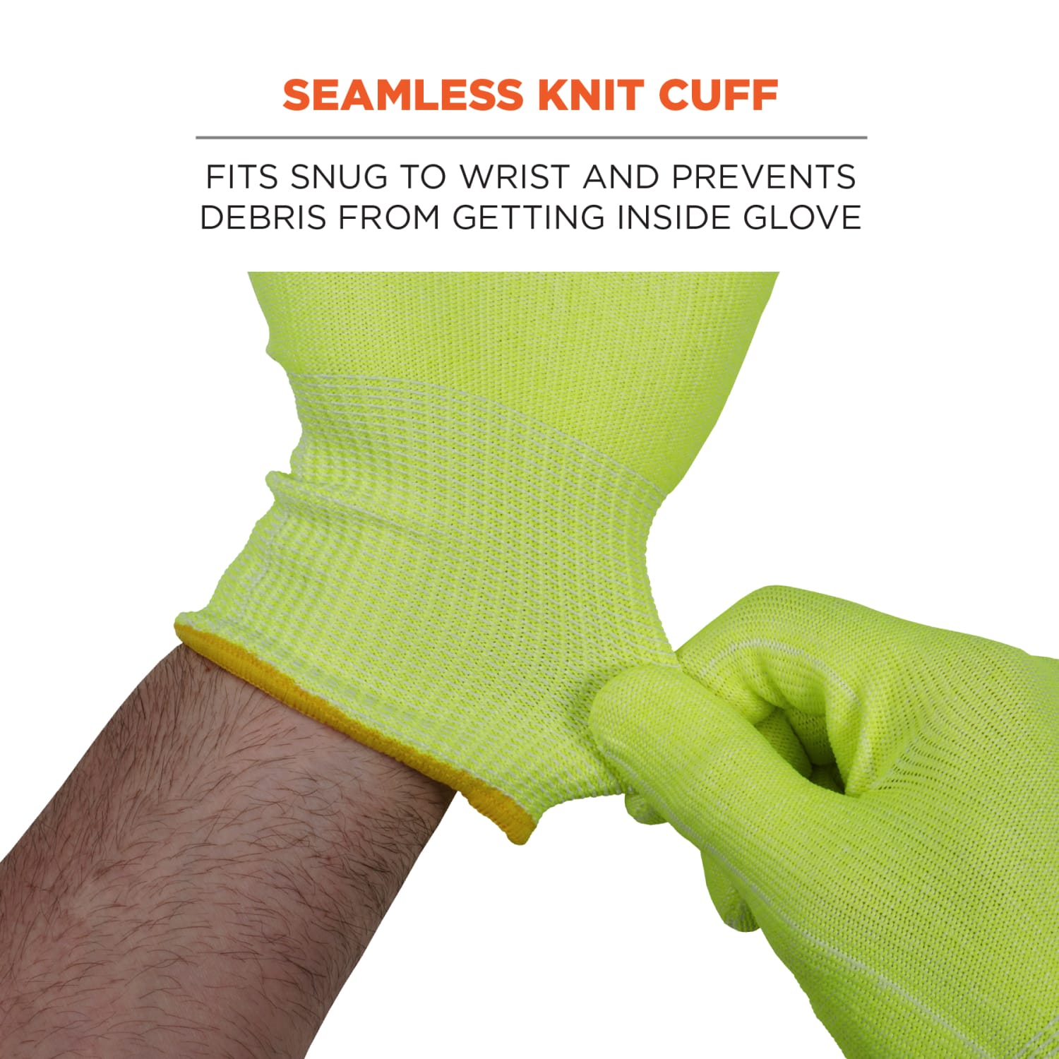 Ergodyne ProFlex 7040 Polyethylene Food Grade Gloves, 2XL, Lime - Image 6