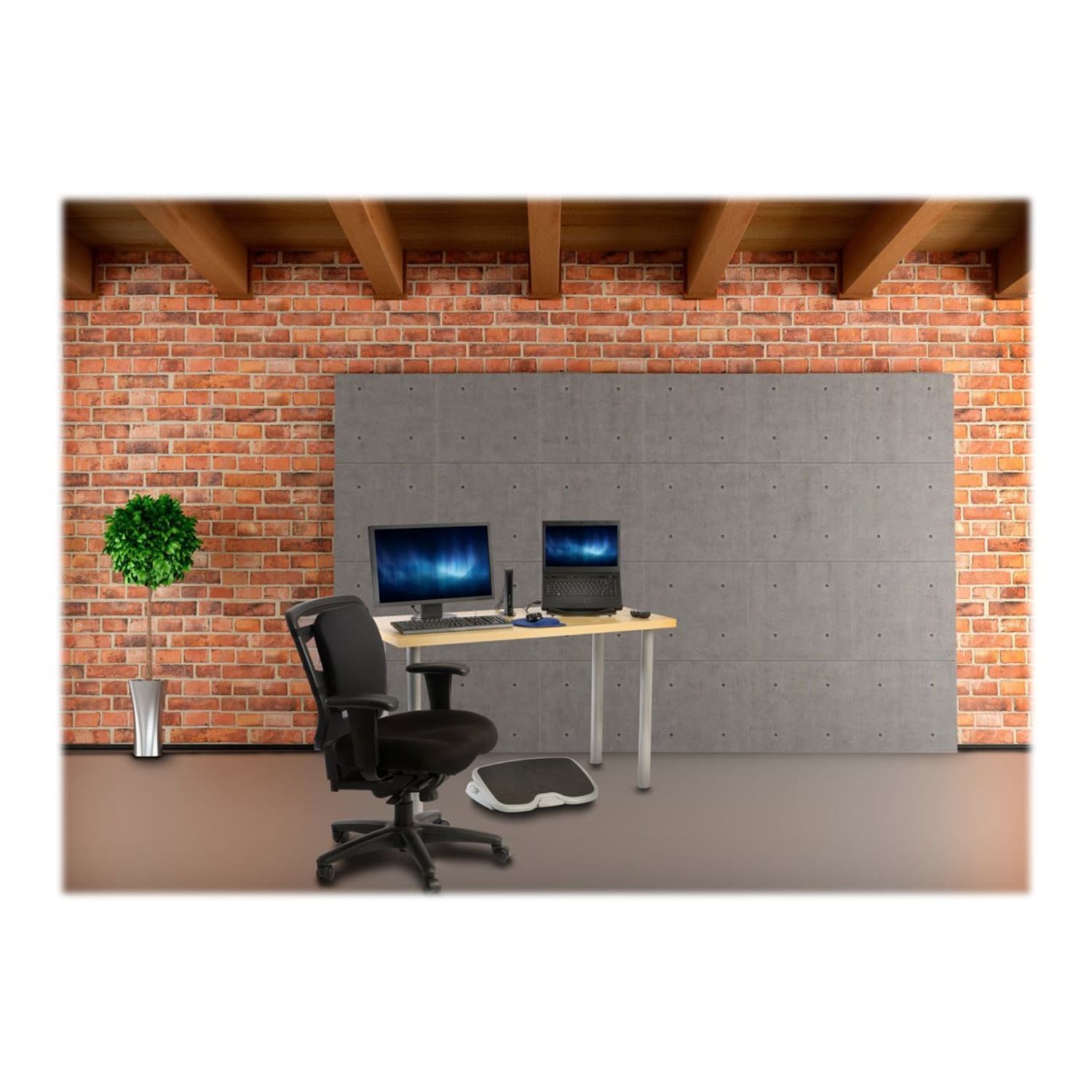Kensington Mouse Pad/Wrist Pillow, Blue - Image 5