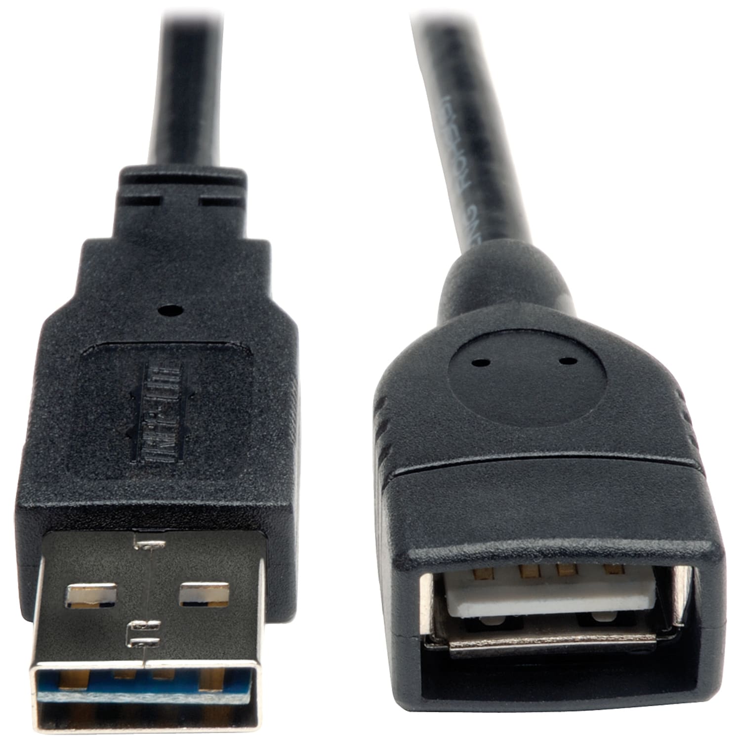 Eaton Tripp Lite Series Universal Reversible USB 2.0 Extension Cable (Reversible A to A M/F), Black, 10 ft. (3.05 m) - UR024010
