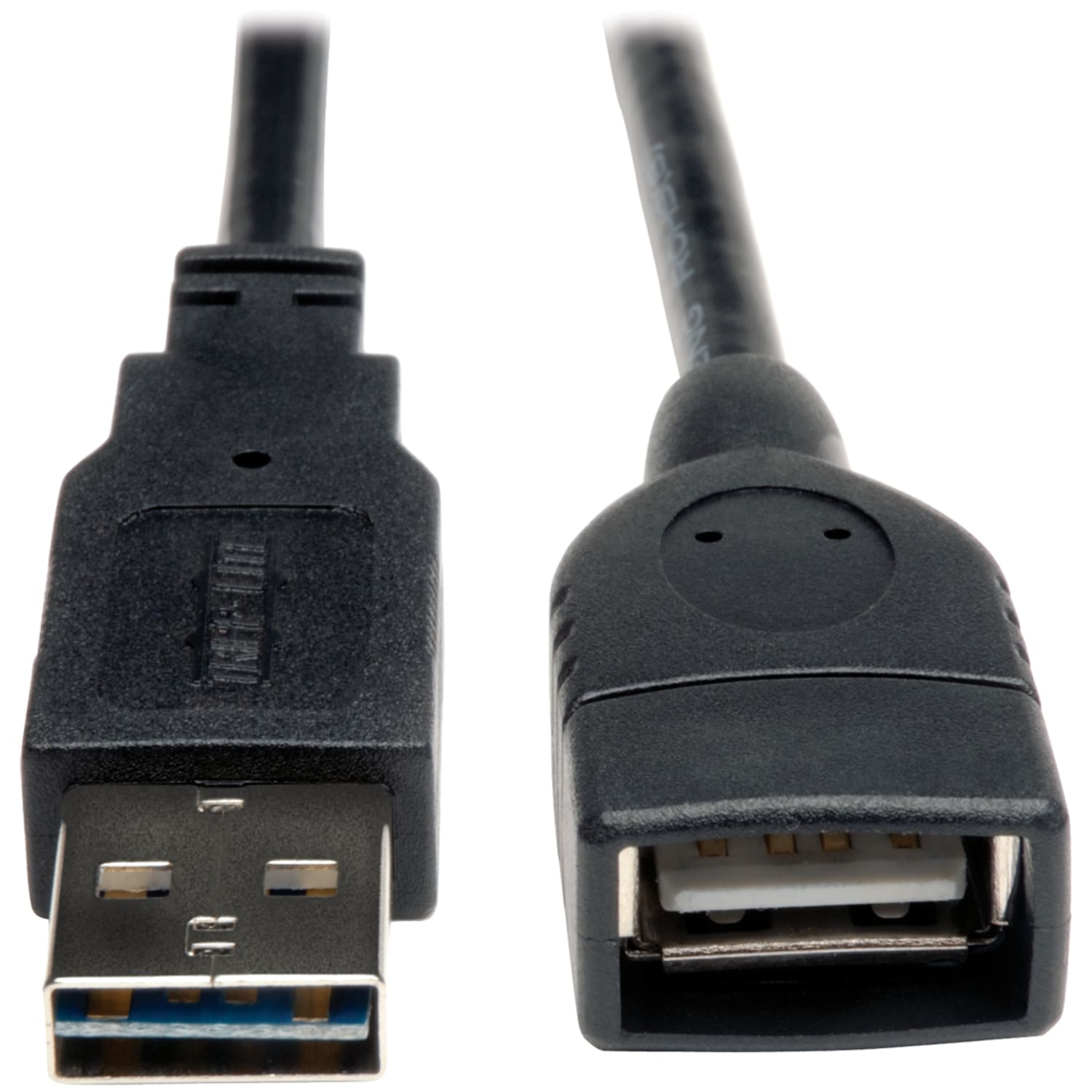 Eaton Tripp Lite Series Universal Reversible USB 2.0 Extension Cable (Reversible A to A M/F), 6 ft. (1.83 m) - USB extension cable - USB (F) to USB (M) - USB 2.0 - 6 ft - molded - black - Image 3