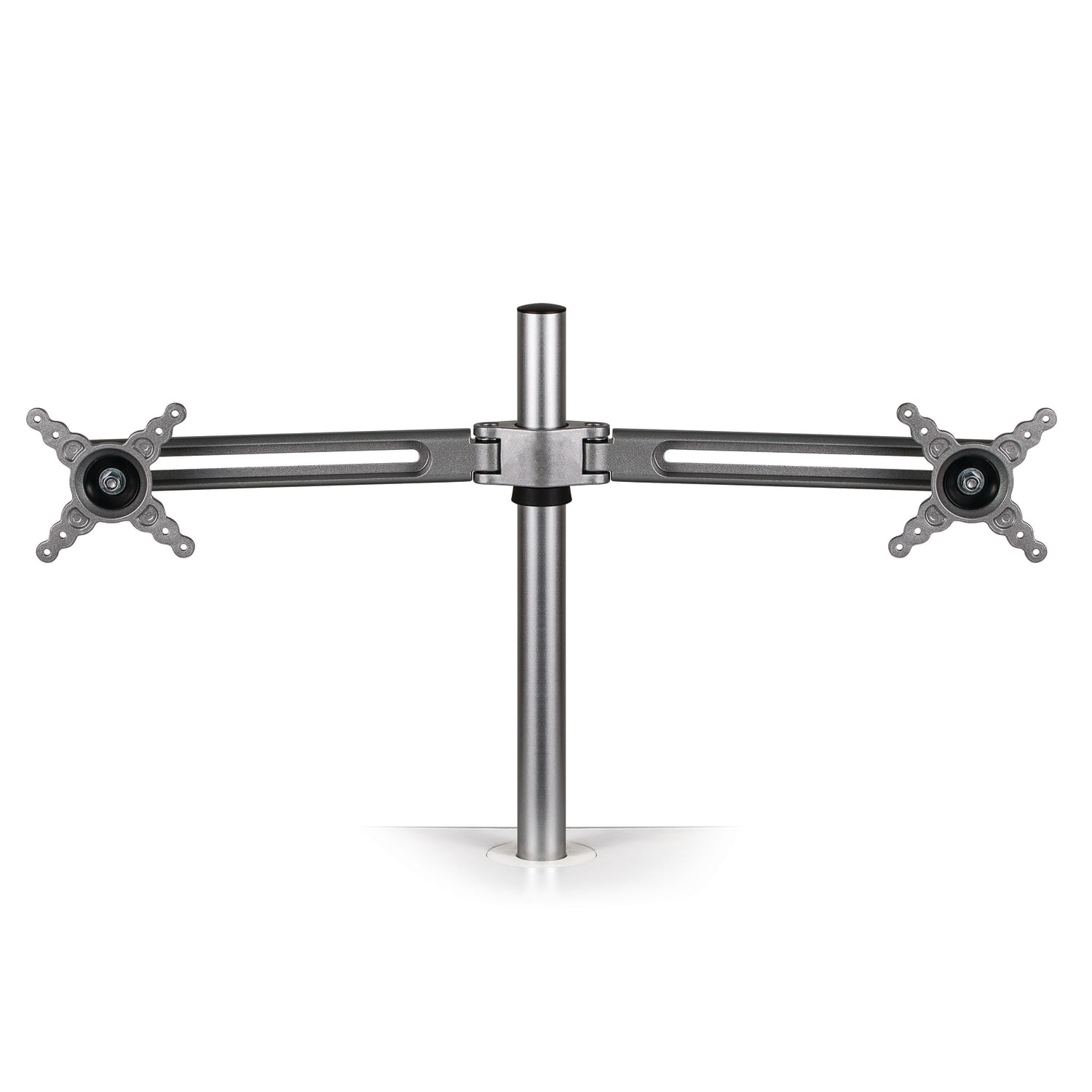 Fellowes Lotus Dual-Monitor Arm Kit, 16 1/2inH x 28 1/2inW x 5 1/2inD, Black - Image 3