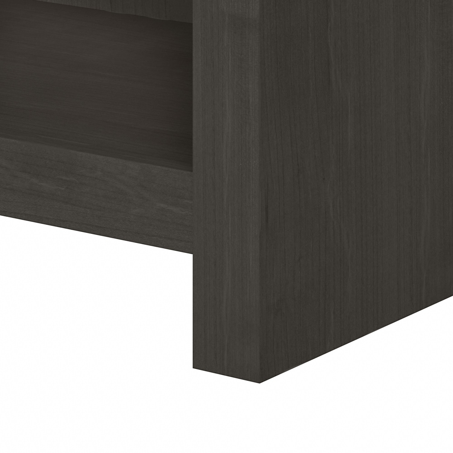 Bush Business Furniture Echo 66inH 5-Shelf Bookcase, Charcoal Maple, Standard Delivery - Image 6
