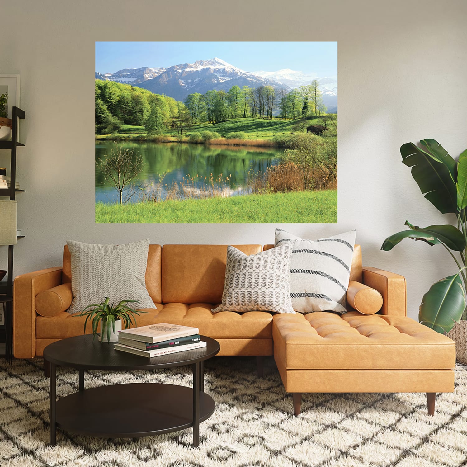Biggies Landscape/Seascape Mural, 24in x 18in, Unframed, Lake - Image 5