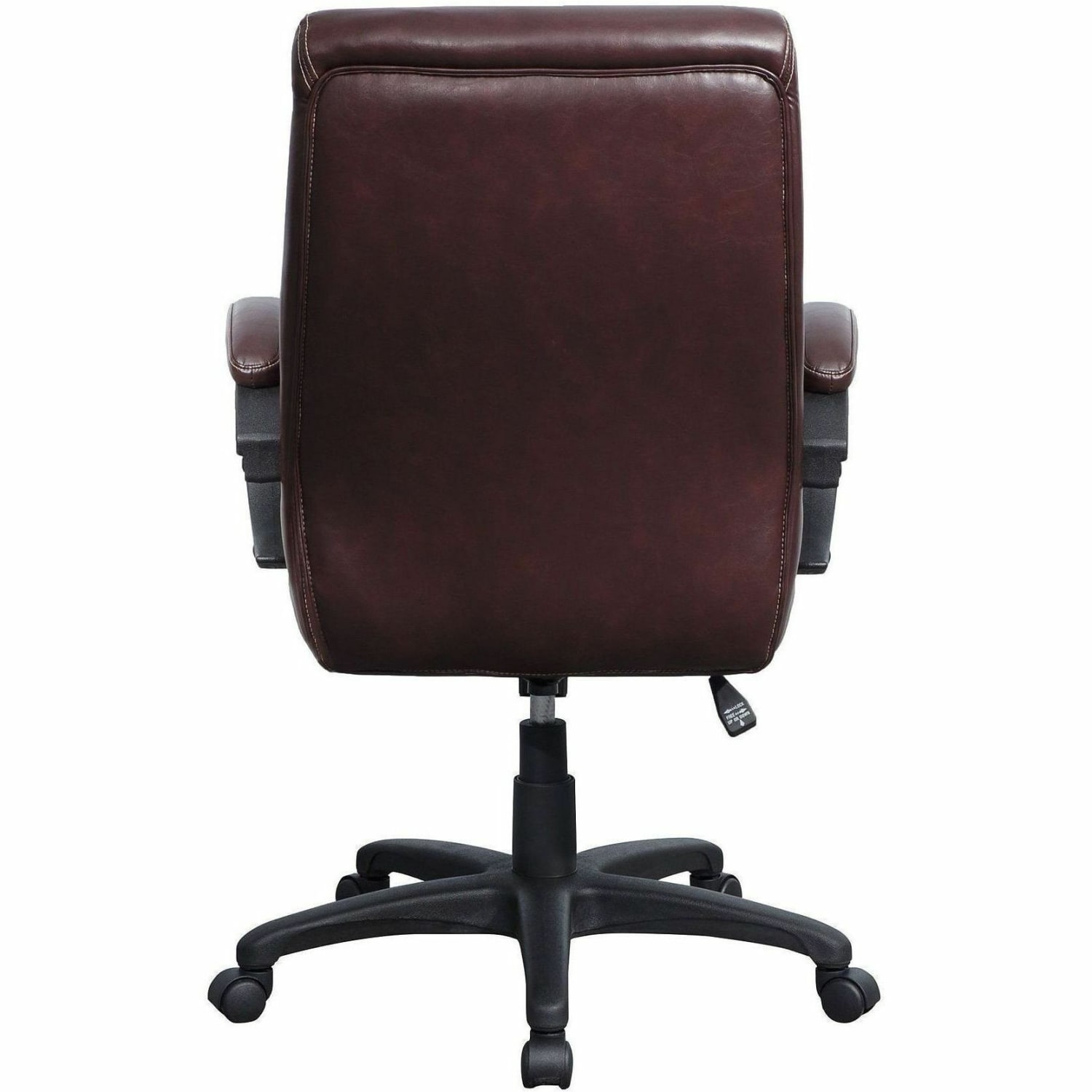 Lorell Ergonomic Bonded Leather HighBack Executive Chair Brown PopularChairscom Lorell Ergonomic Bonded Leather High Back Executive Chair Brown PopularChairscom