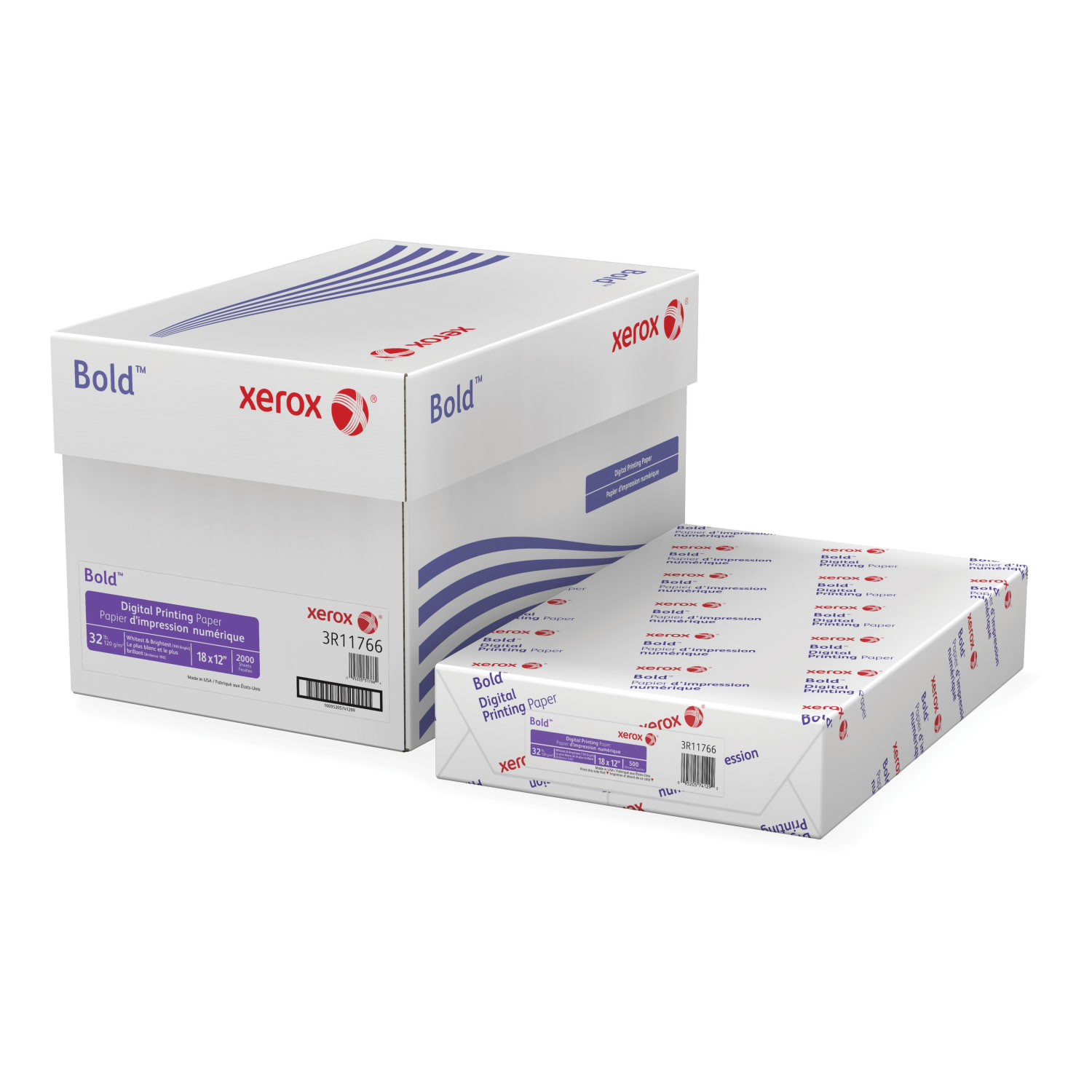 Xerox Bold Digital Printing Paper, 4 Reams, Tabloid Extra Size (12in x 18in), 100 (U.S.) Brightness, 32 Lb, White, 500 Sheets Per Ream - Image 5