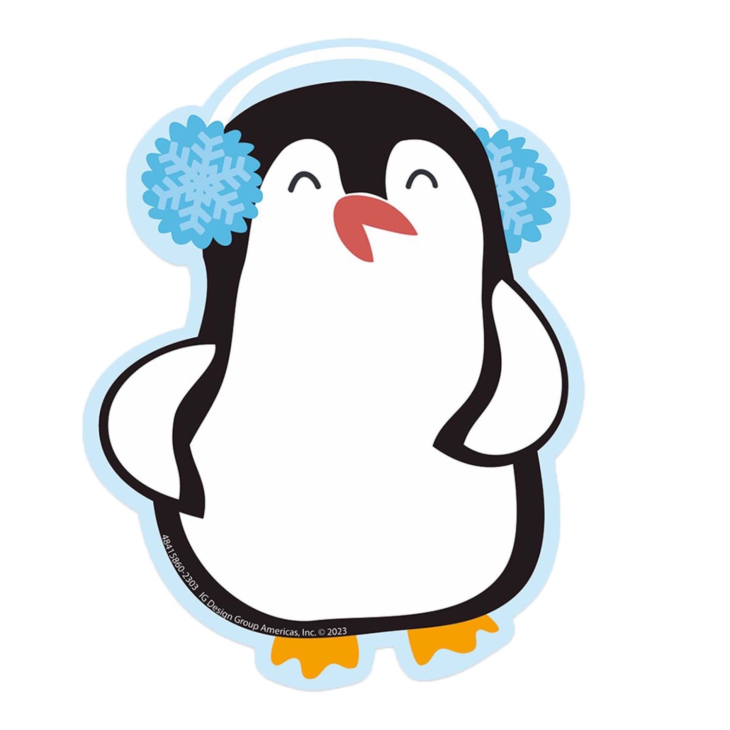Eureka Paper Cut-Outs, Winter Penguins, 5-1/2in x 5-1/2in, 36 Cut-Outs Per Pack, Bundle Of 3 Packs - Image 6
