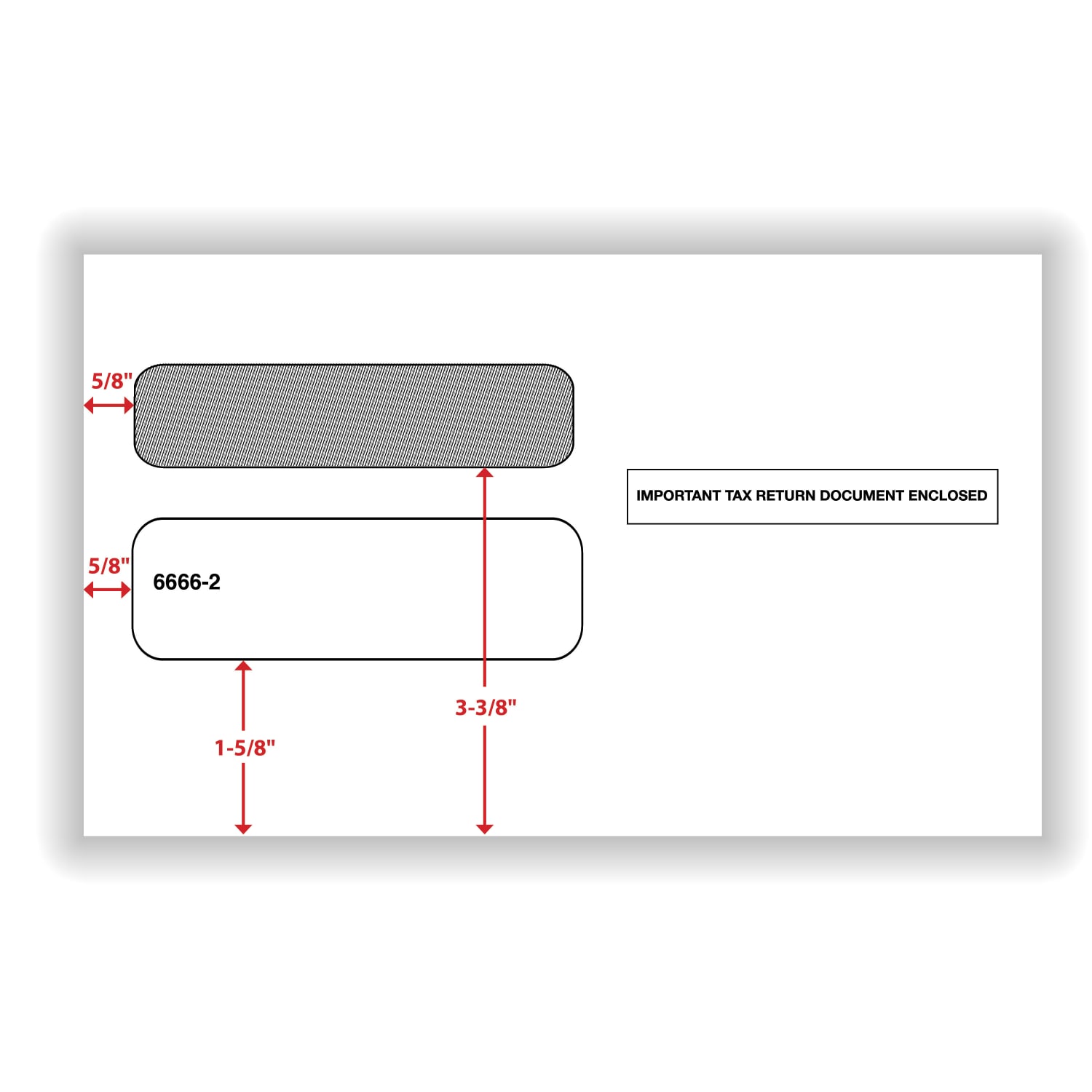 ComplyRight Double-Window Envelopes For W-2 Laser And Continuous Tax Forms, 5-5/8in x 9-1/4in, Self-Seal, White, Pack Of 50 Envelopes - Image 5