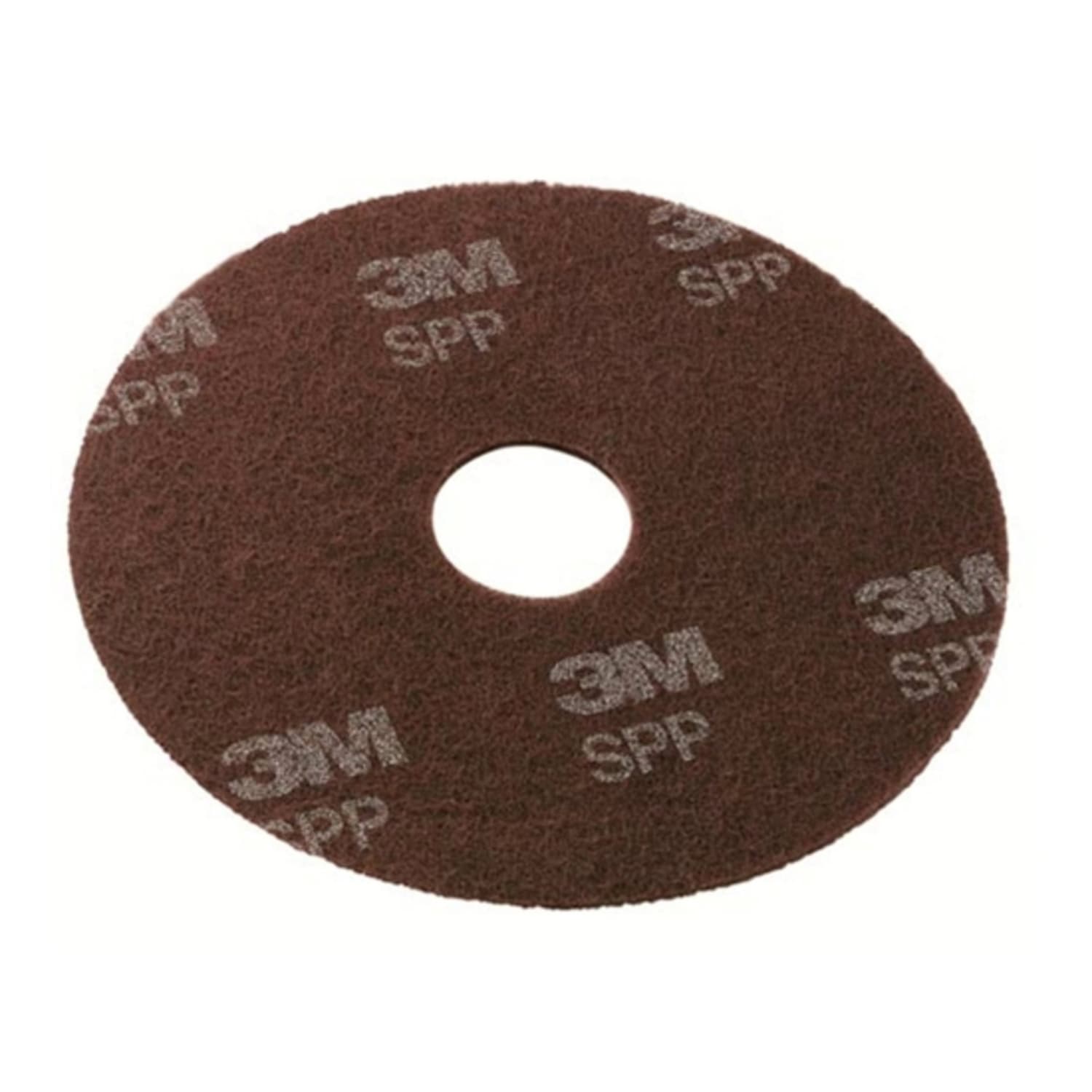 Scotch-Brite Surface Preparation Floor Pads, 20in, Maroon, Case Of 10 Pads - Image 3