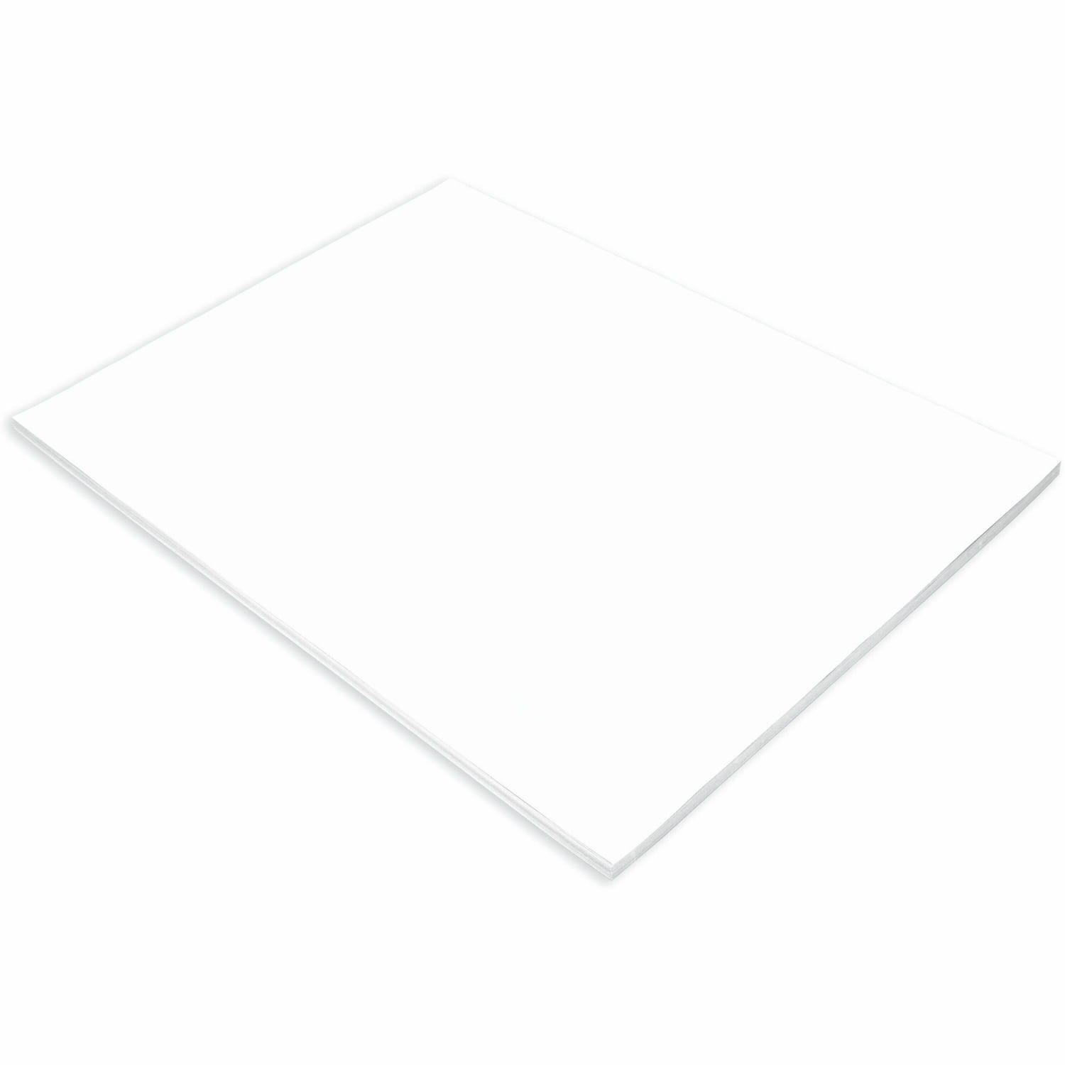 Tru-Ray Construction Paper, 50% Recycled, 18in x 24in, White, Pack Of 50 - Image 3