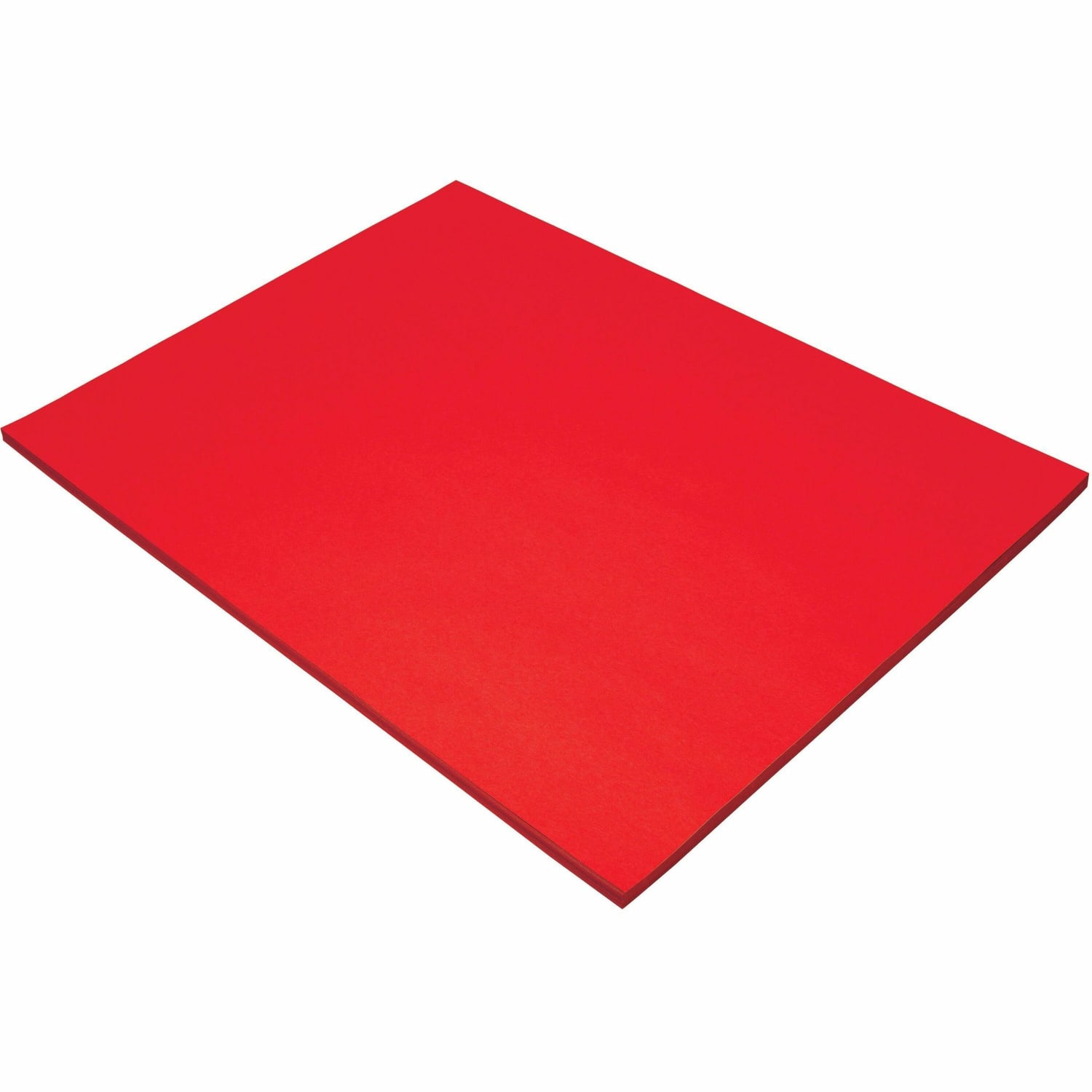 Tru-Ray Construction Paper, 50% Recycled, 18in x 24in, Festive Red, Pack Of 50 - Image 3