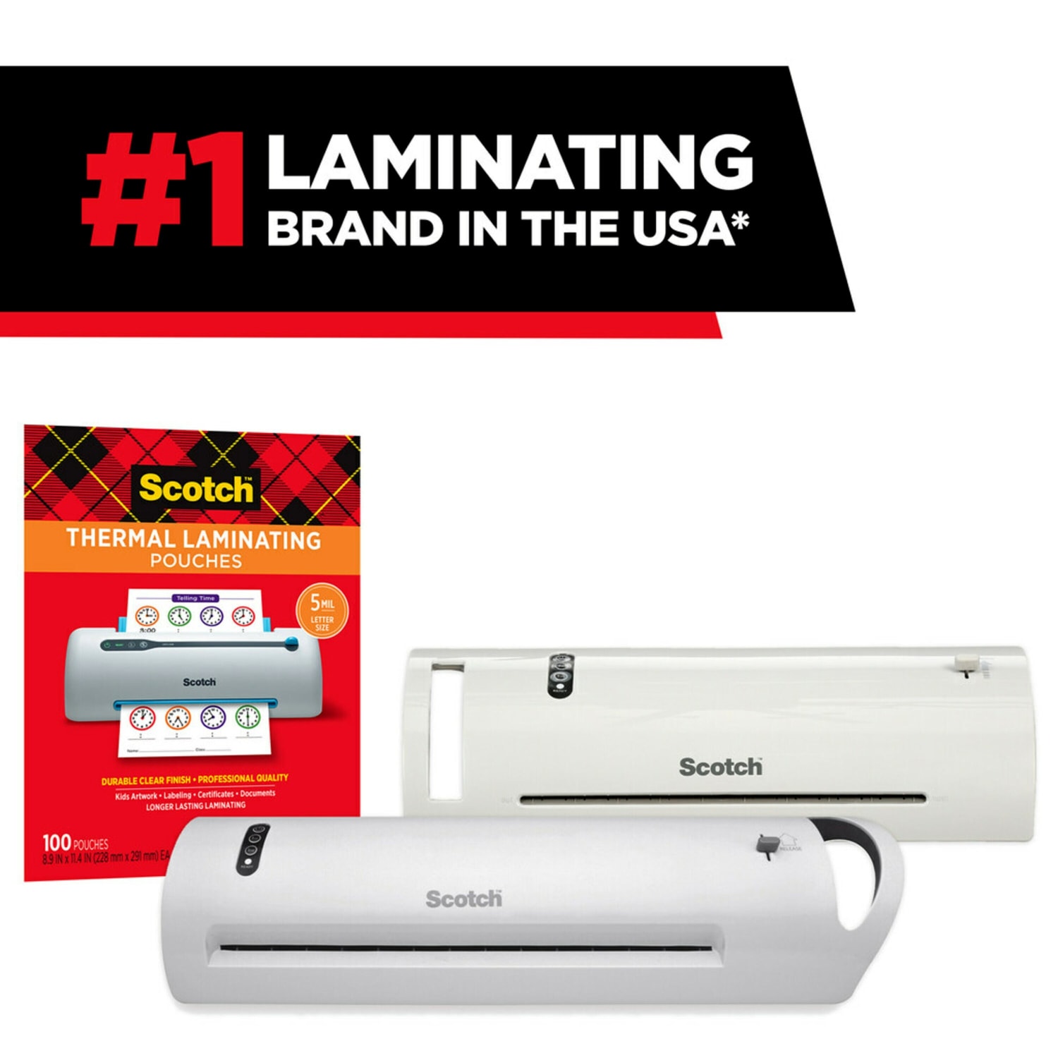 Scotch Thermal Laminating Pouches, 8.9in x 11.4in, 50 Laminating Sheets, Fits Letter Size, TP385450DE - Image 6