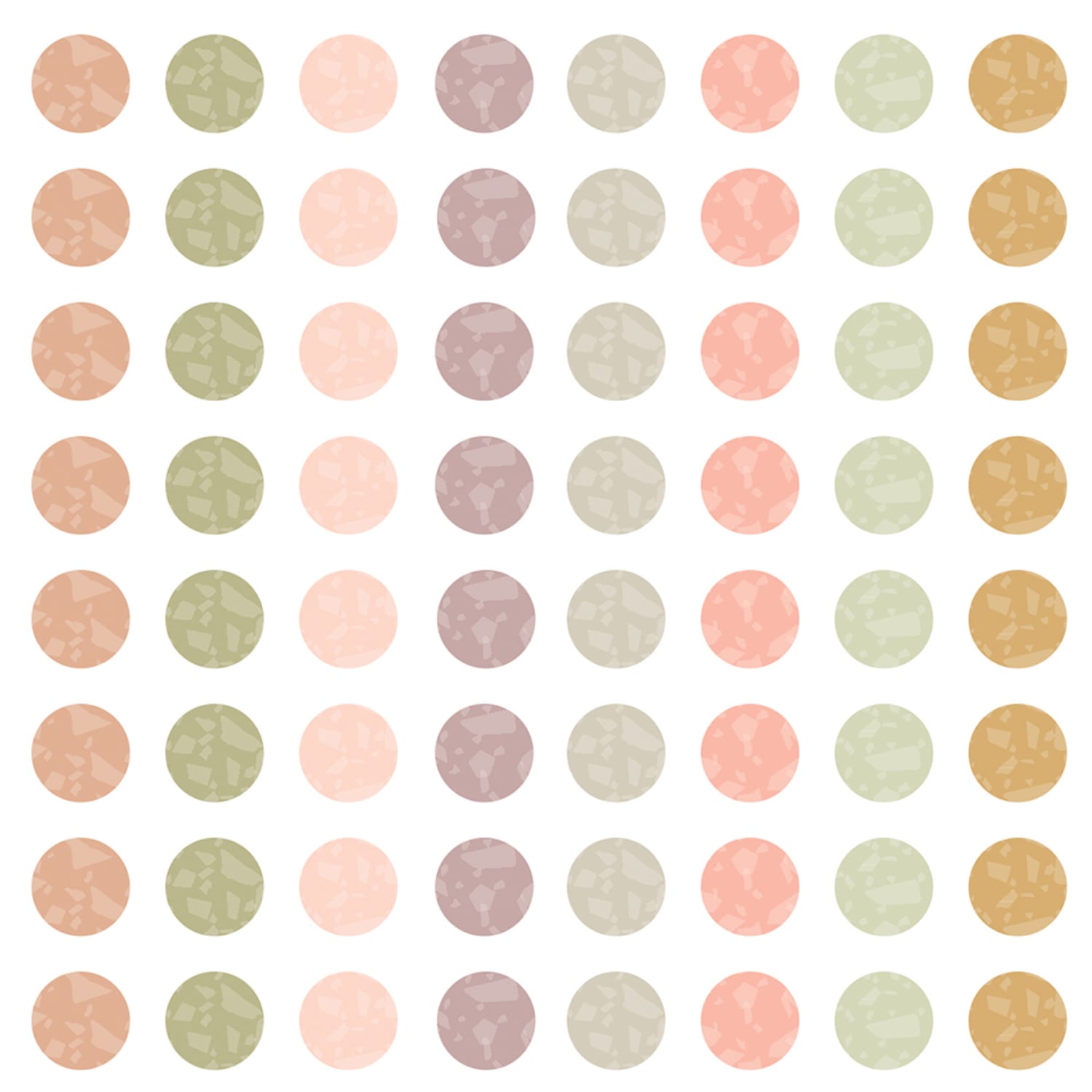 Teacher Created Resources Mini Stickers, 3/8in, Terrazzo Tones Circles, 1,144 Stickers Per Pack, Bundle Of 6 Packs - Image 4