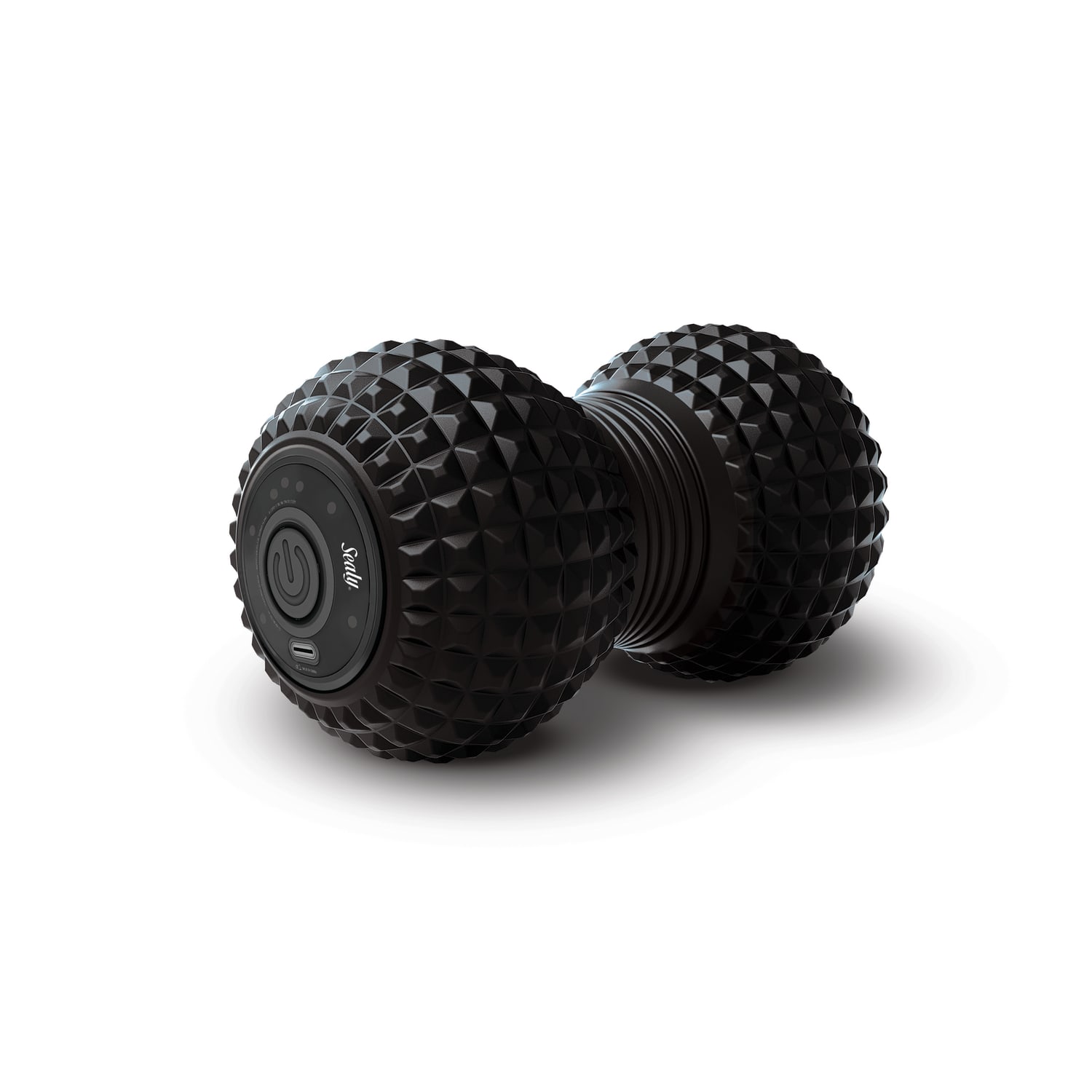Sealy SL-HW-MA-107-BK Vibrating Roller Massager, 9inH x 5inW x 4inD, Black - Image 3