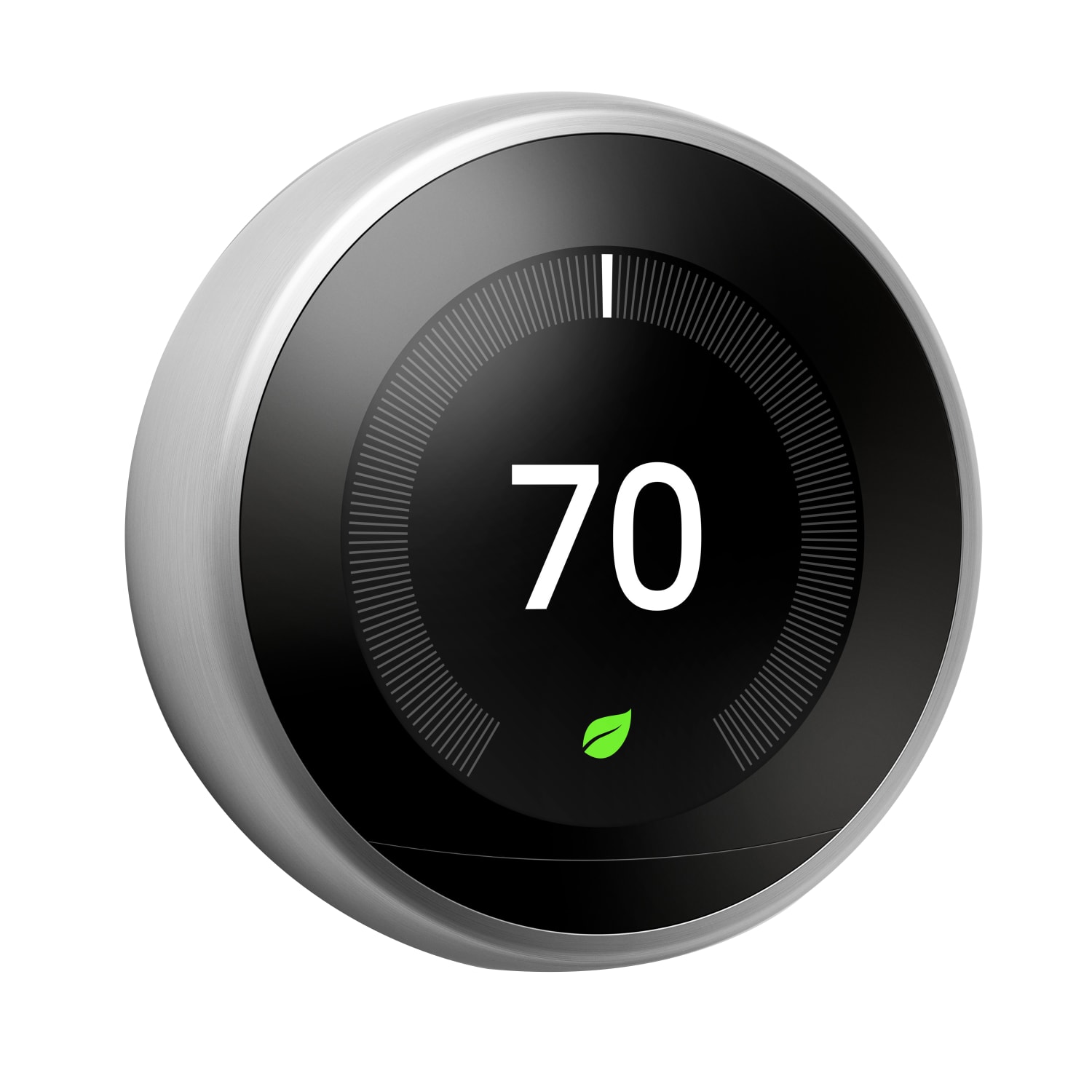 Google Nest Programmable Learning Thermostat with Temperature Sensor, 3rd Generation, Stainless Steel - Image 3