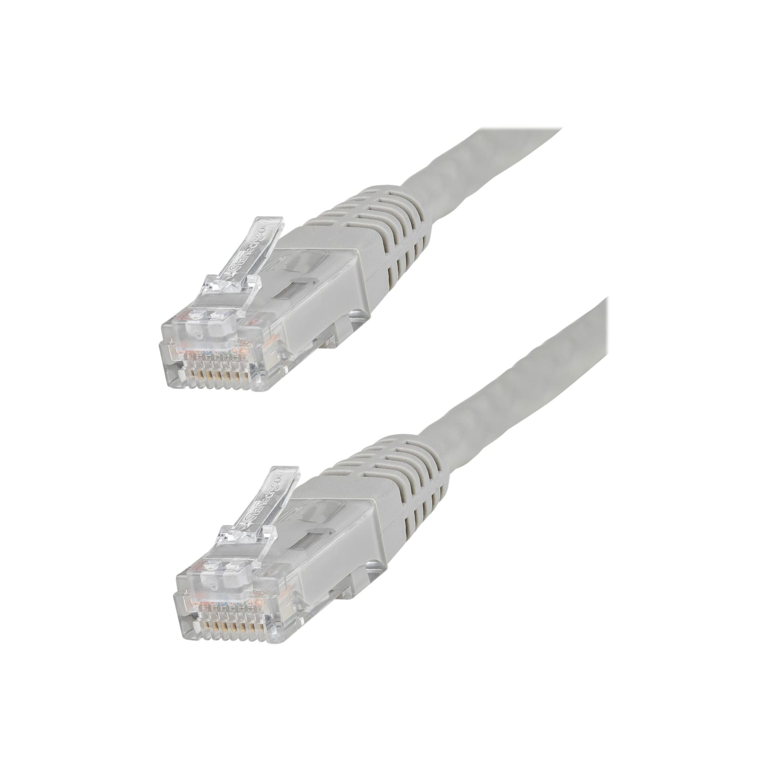 StarTech.com 20ft CAT6 Ethernet Cable - Gray Molded Gigabit CAT 6 Wire - 100W PoE RJ45 UTP 650MHz - Category 6 Network Patch Cord UL/TIA