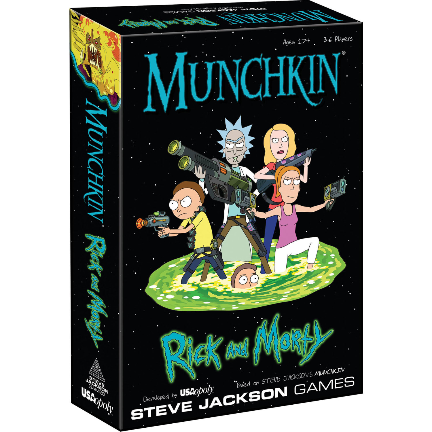 USAopoly MUNCHKIN: Rick And Morty Card Game - Image 3