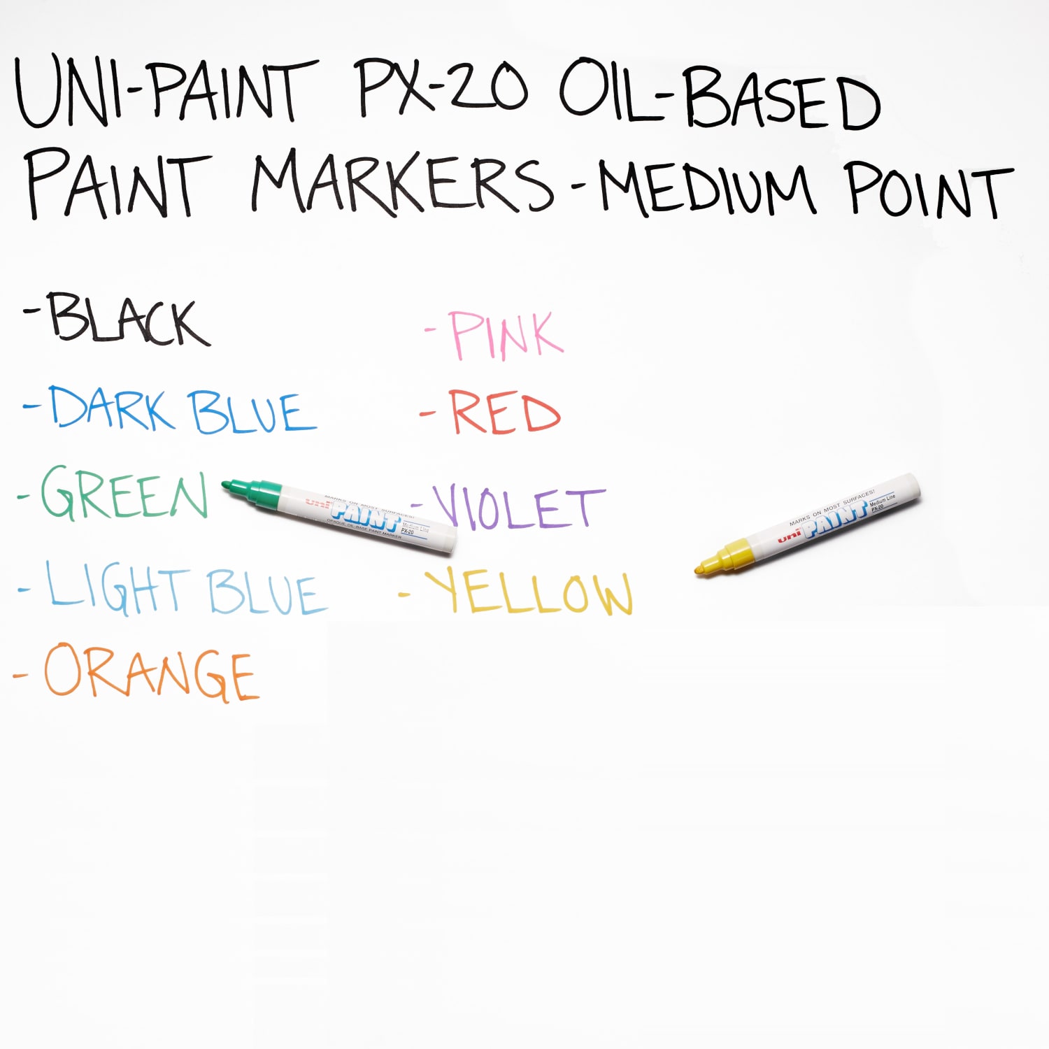 Uni-Ball Uni-Paint Oil-Base Medium Line Markers - Image 5