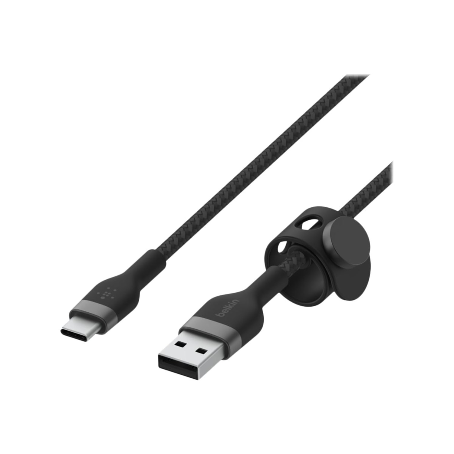 Belkin BoostCharge Pro Flex Braided USB-A To Lightning Cable, 1M/3.3FT, Black - Image 3