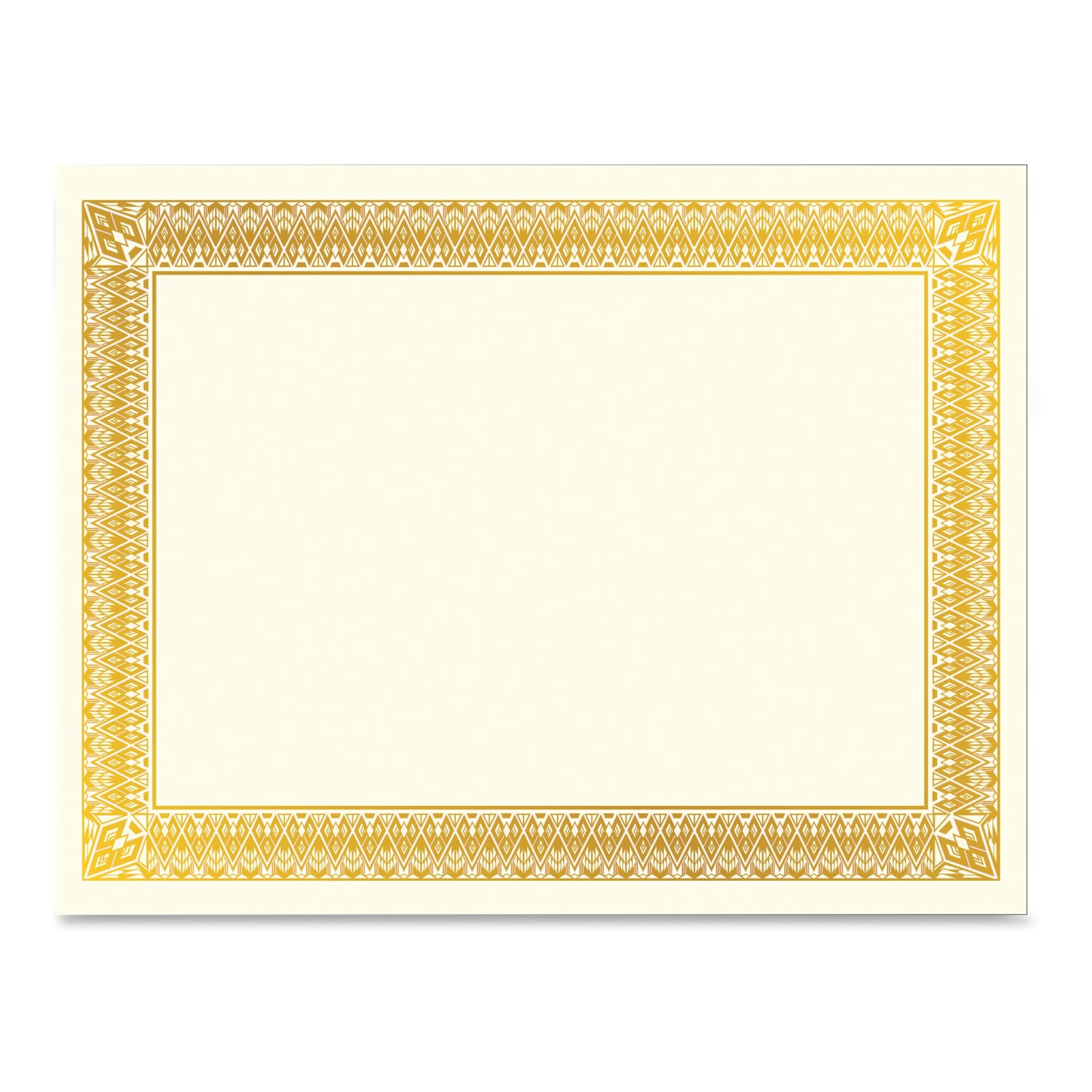 Geographics Foil Certificates, 8-1/2in x 11in, Rome Gold, Pack Of 15 - Image 3